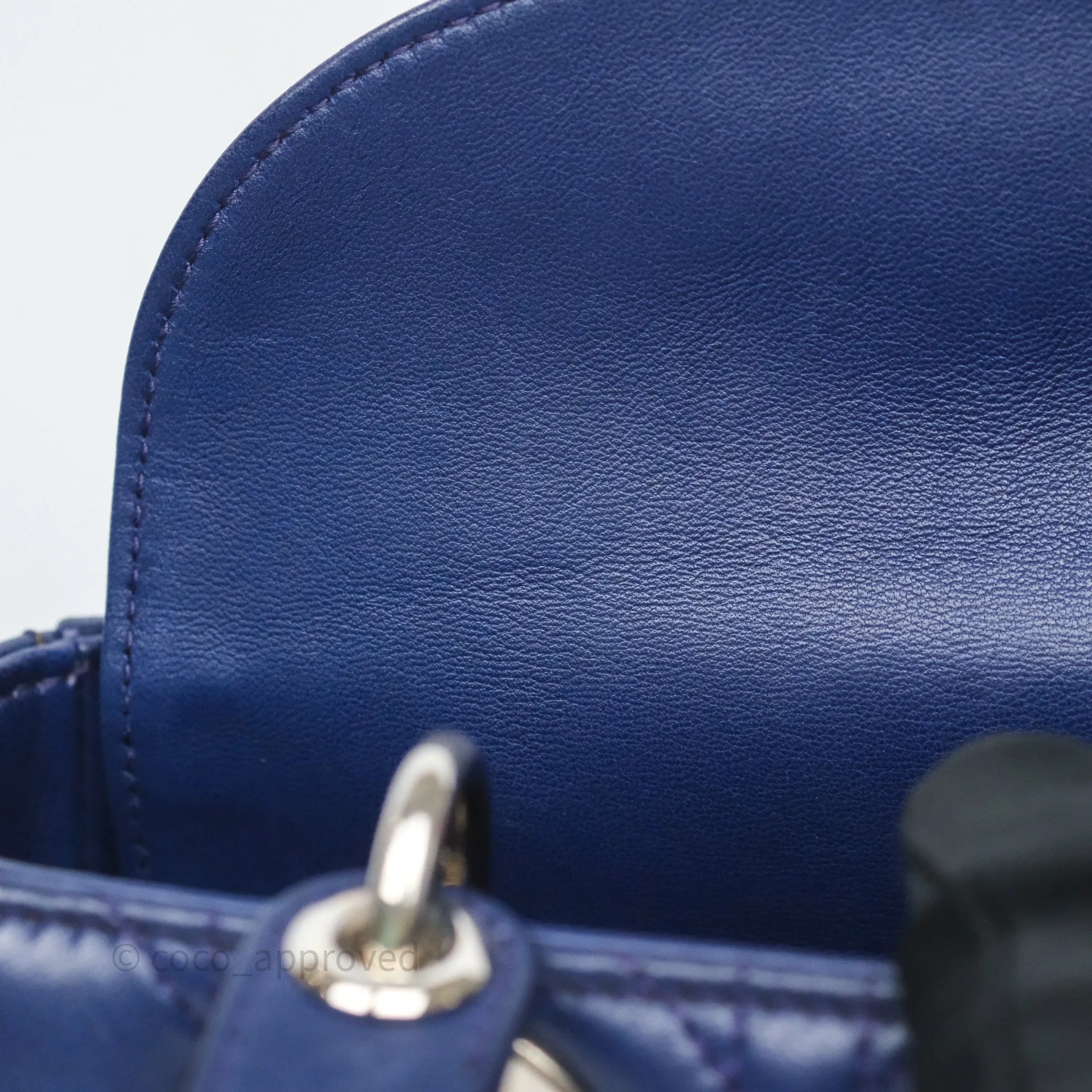 Dior Lady Dior My ABCDior Navy Lambskin Cannage