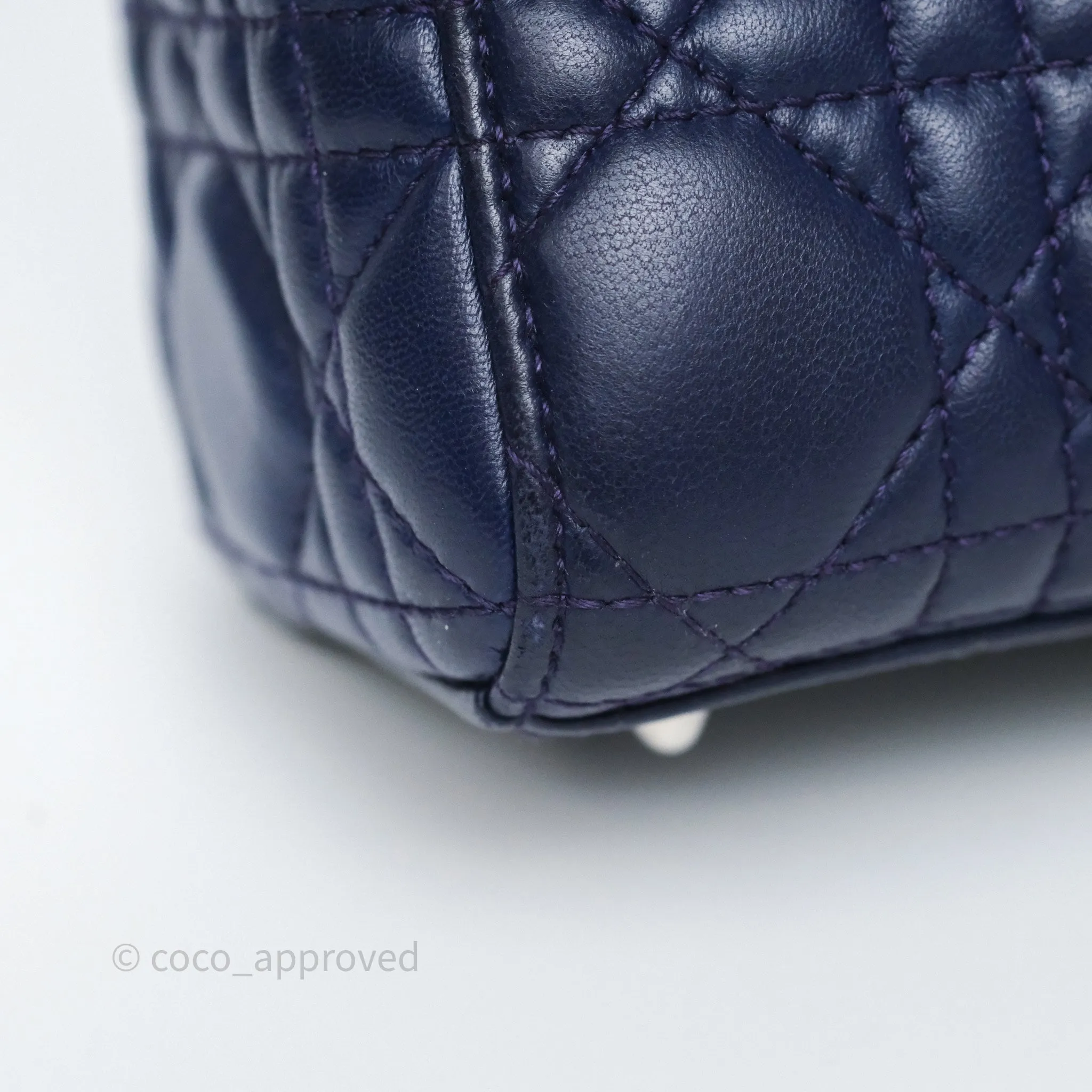 Dior Lady Dior My ABCDior Navy Lambskin Cannage