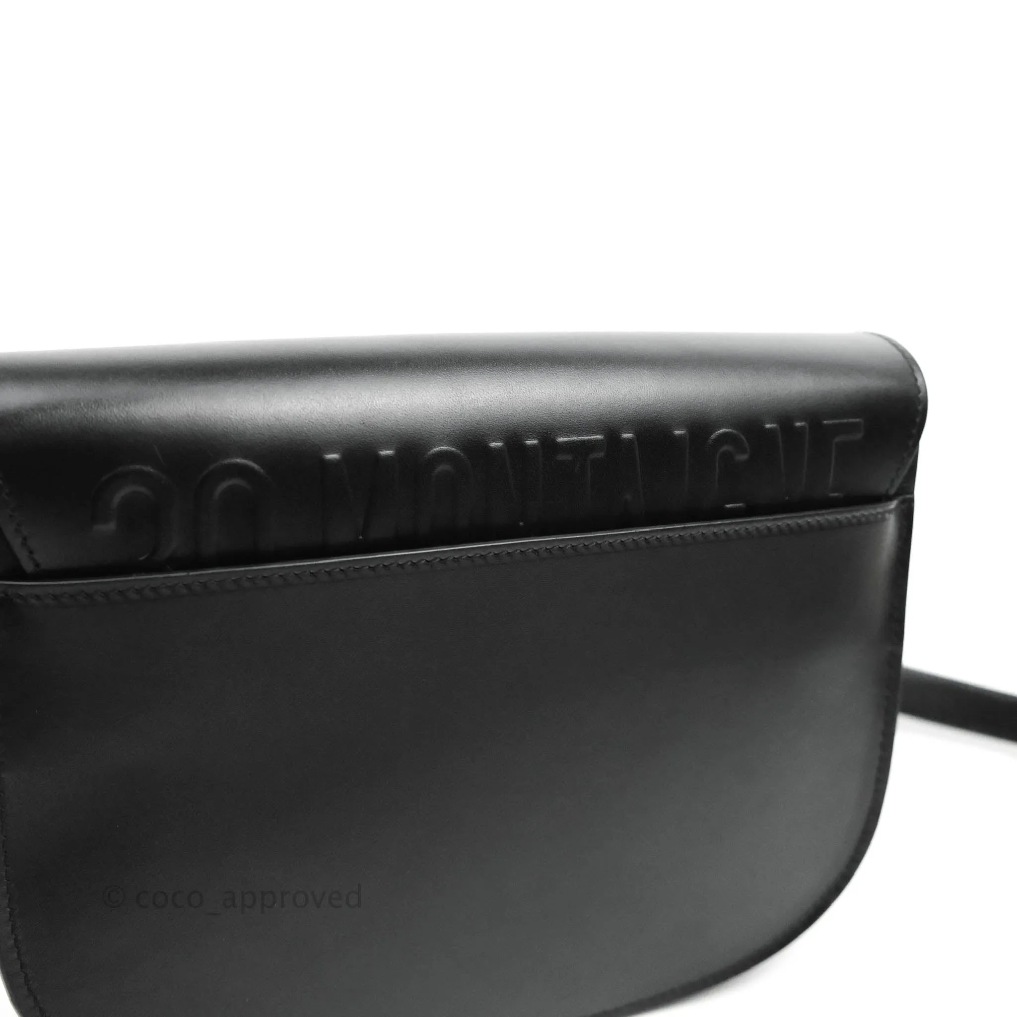 Dior Medium Bobby Bag Black Calfskin Gold Hardware