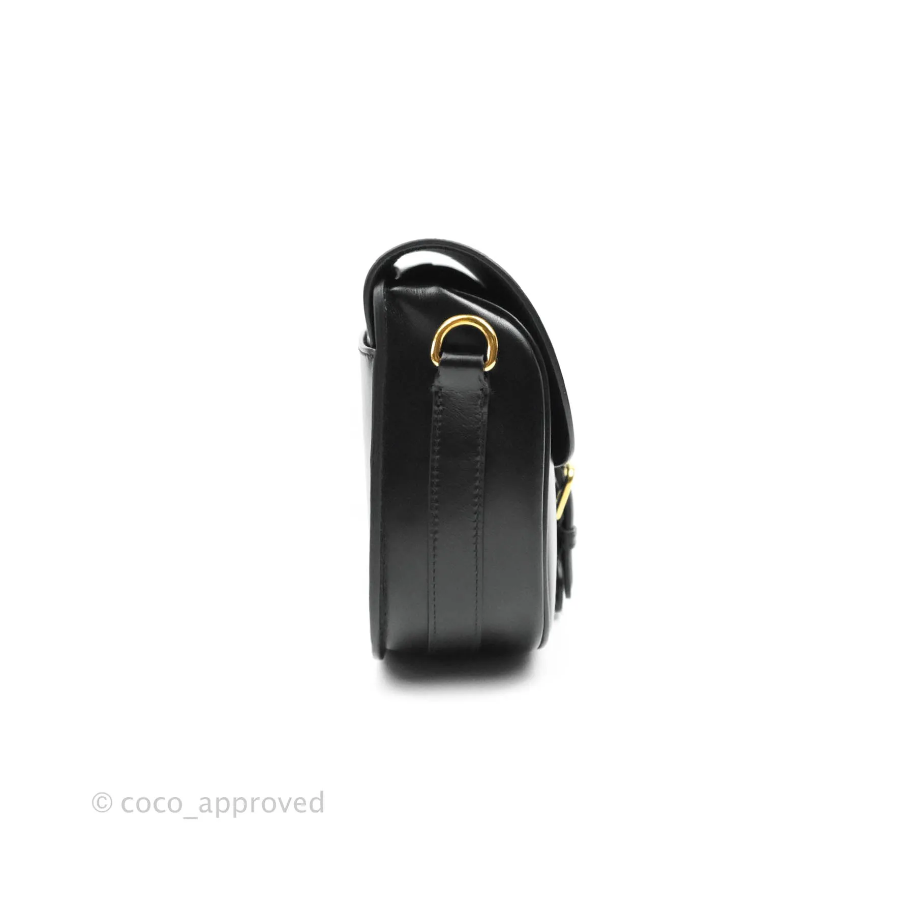 Dior Medium Bobby Bag Black Calfskin Gold Hardware