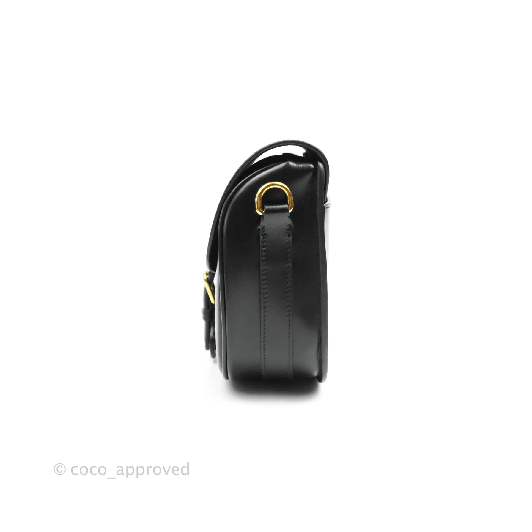 Dior Medium Bobby Bag Black Calfskin Gold Hardware