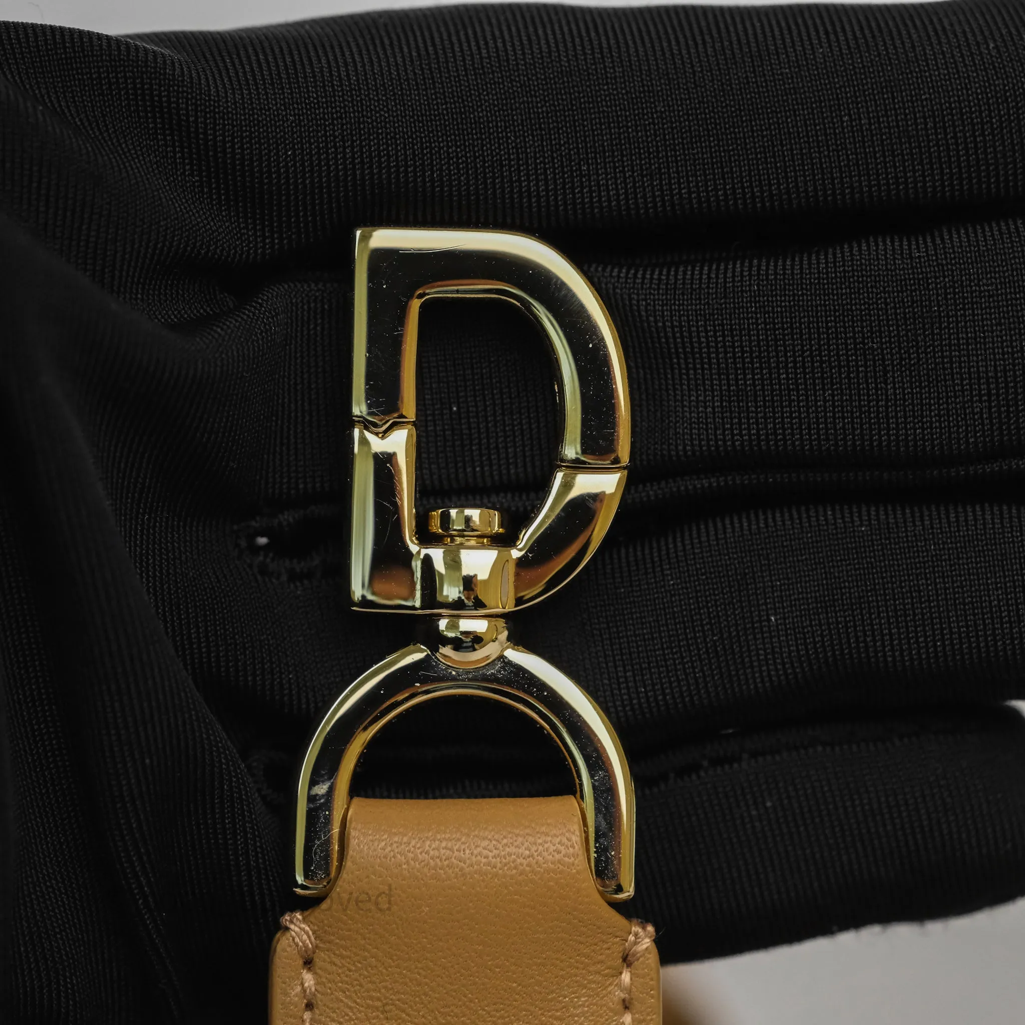 Dior Medium Dior Toujours Bag Tan Beige Macrocannage Calfskin