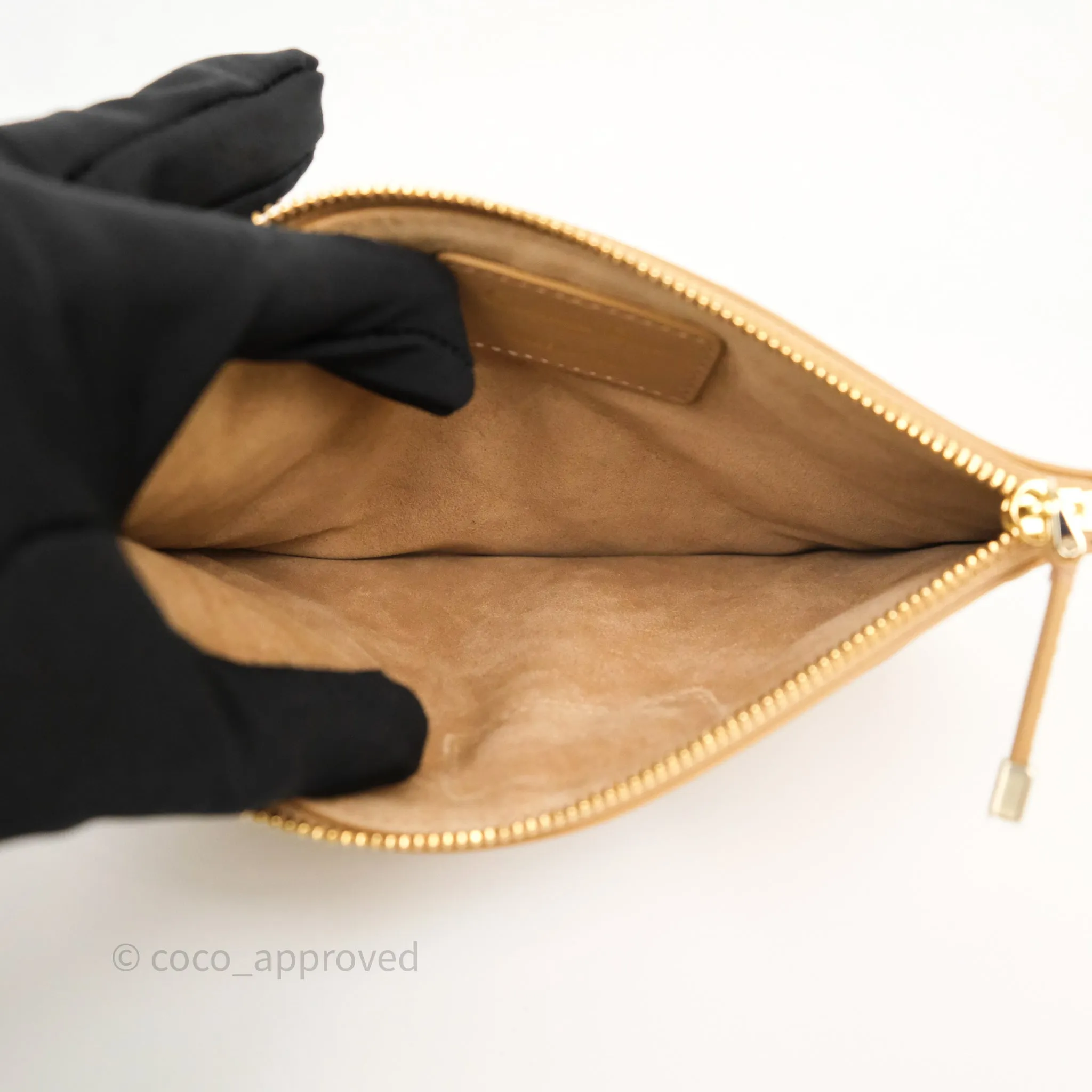 Dior Medium Dior Toujours Bag Tan Beige Macrocannage Calfskin