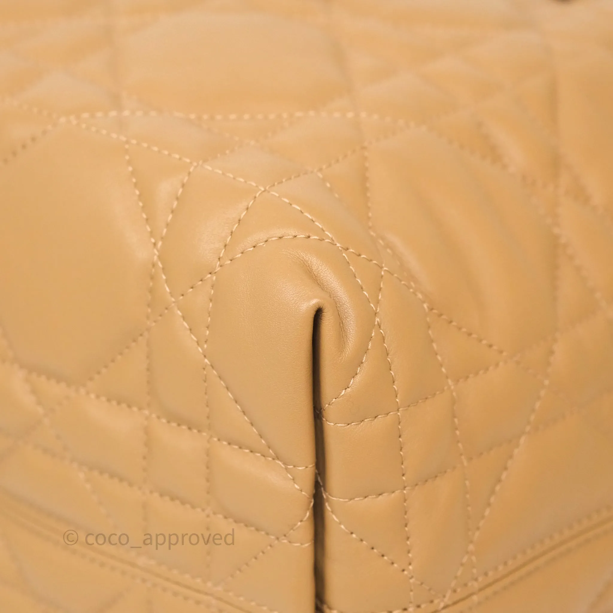 Dior Medium Dior Toujours Bag Tan Beige Macrocannage Calfskin