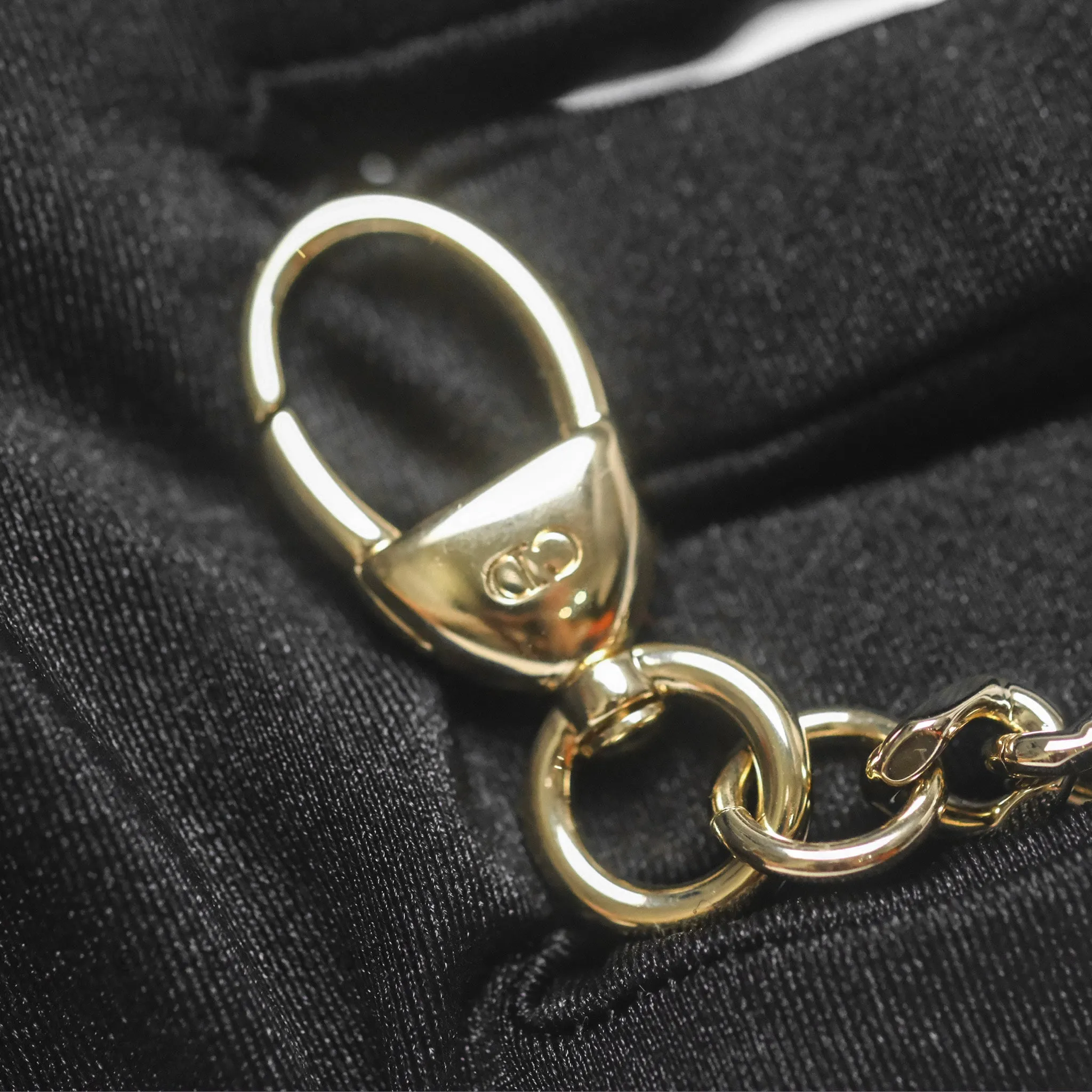 Dior Mini Lady Dior Ombre Grey White Lizard Gold Hardware