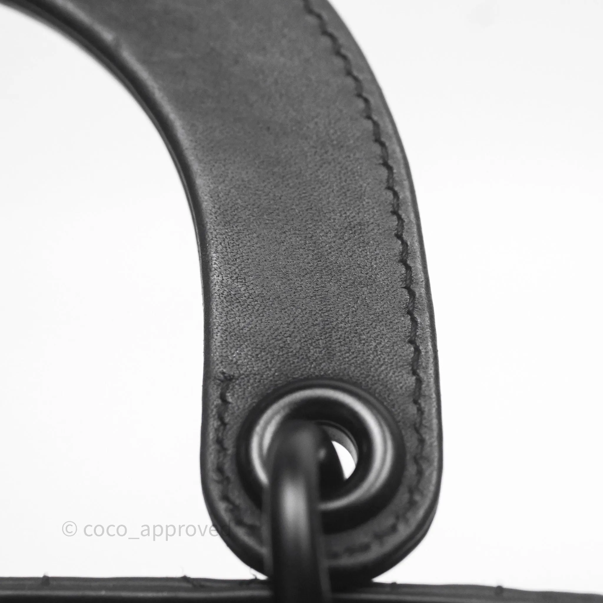 Dior Mini Lady Dior Ultra Matte Black Cannage Calfskin