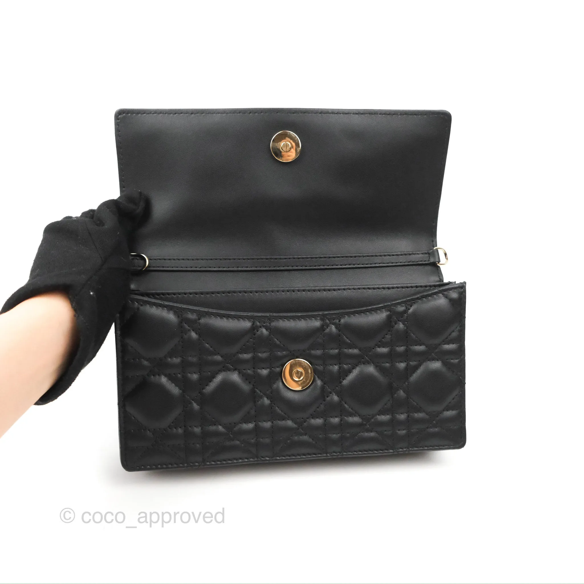 Dior Miss Dior Mini Bag Black Cannage Lambskin