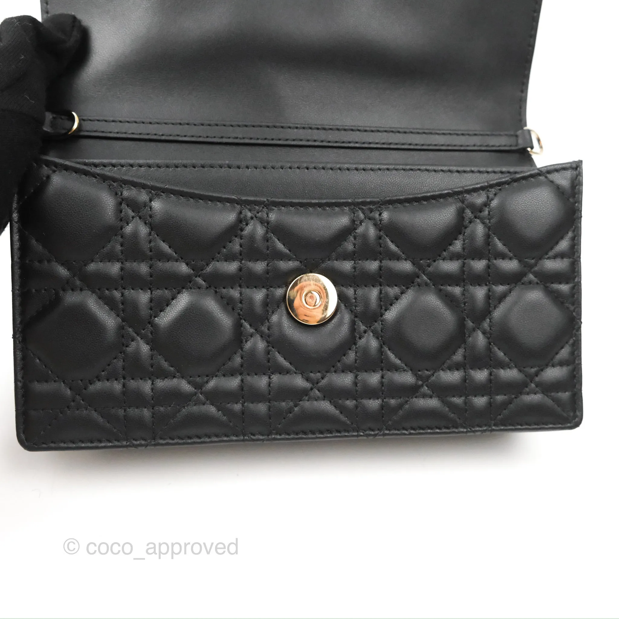 Dior Miss Dior Mini Bag Black Cannage Lambskin