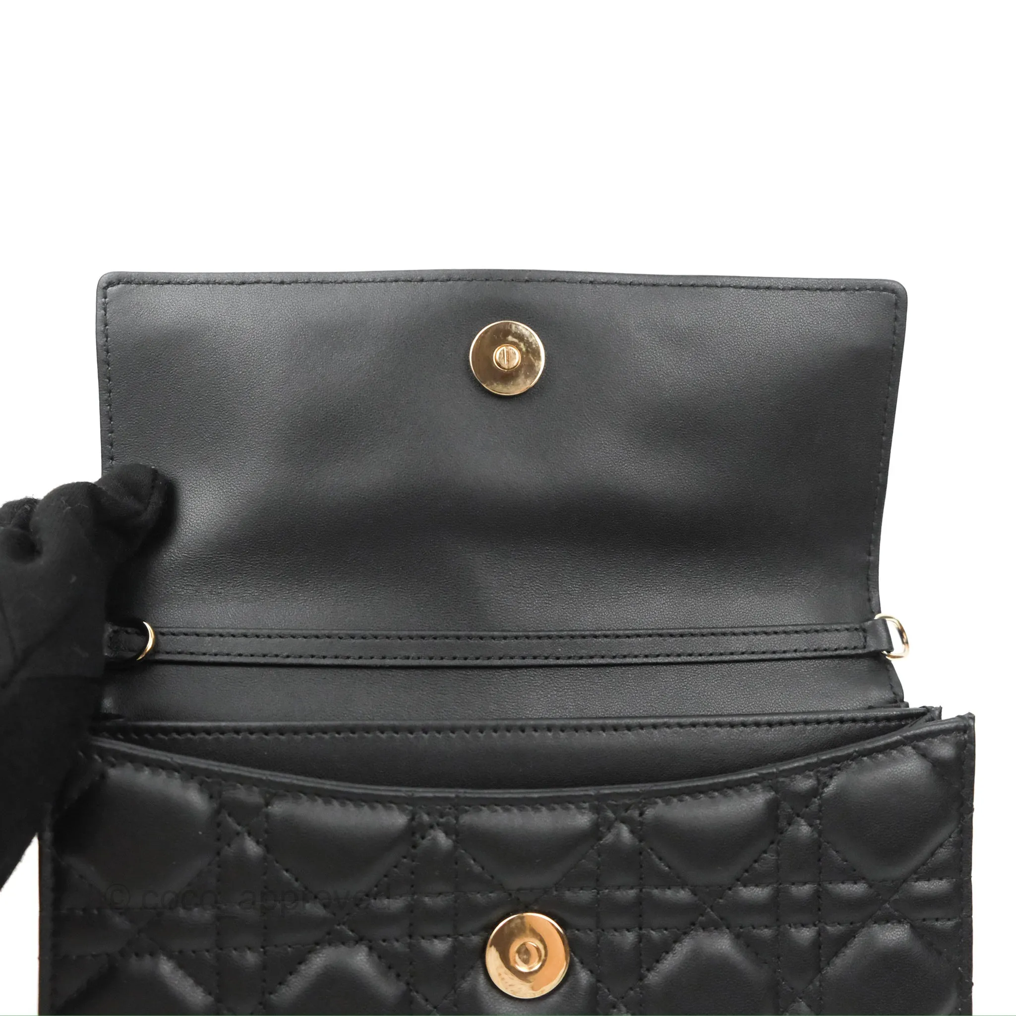 Dior Miss Dior Mini Bag Black Cannage Lambskin