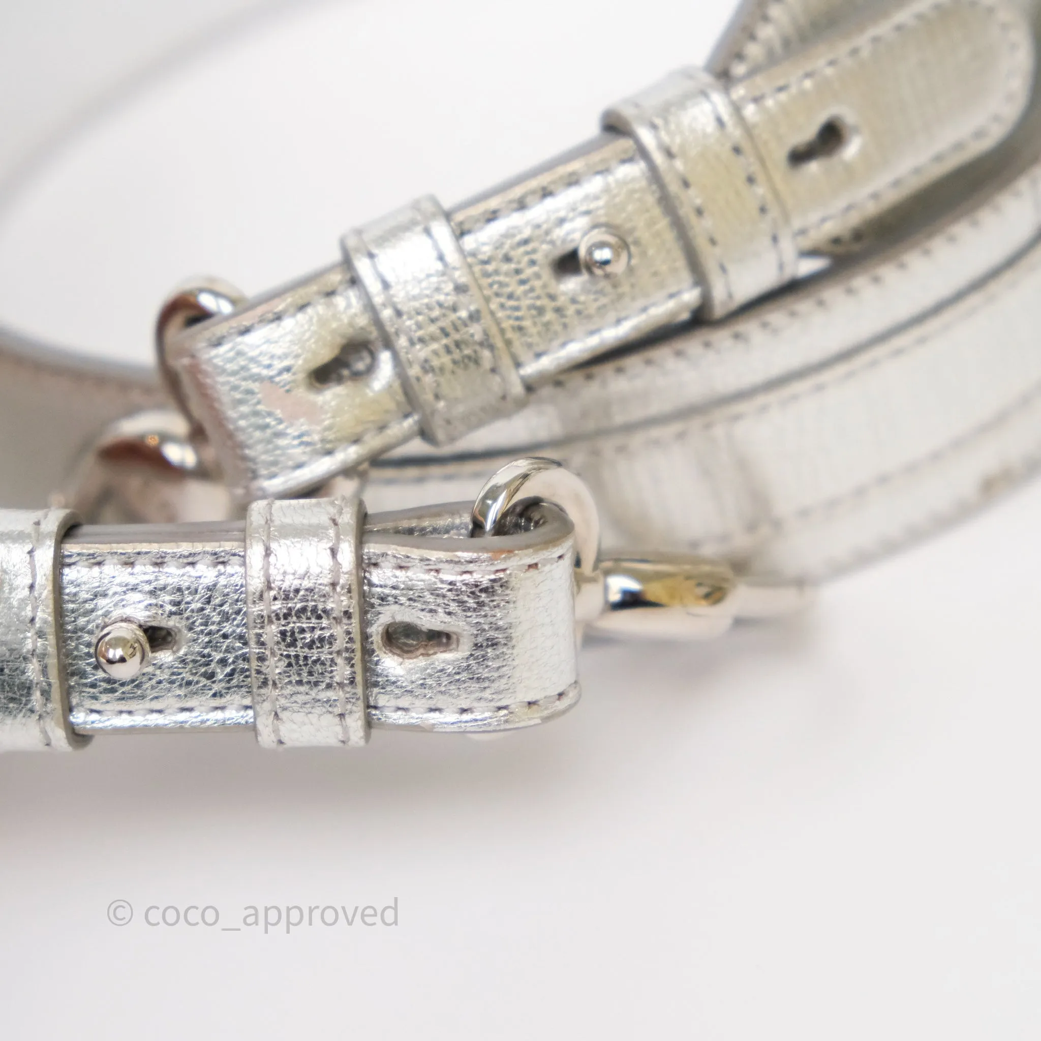 Dior My ABCDior Lady Dior Metallic Silver Cannage