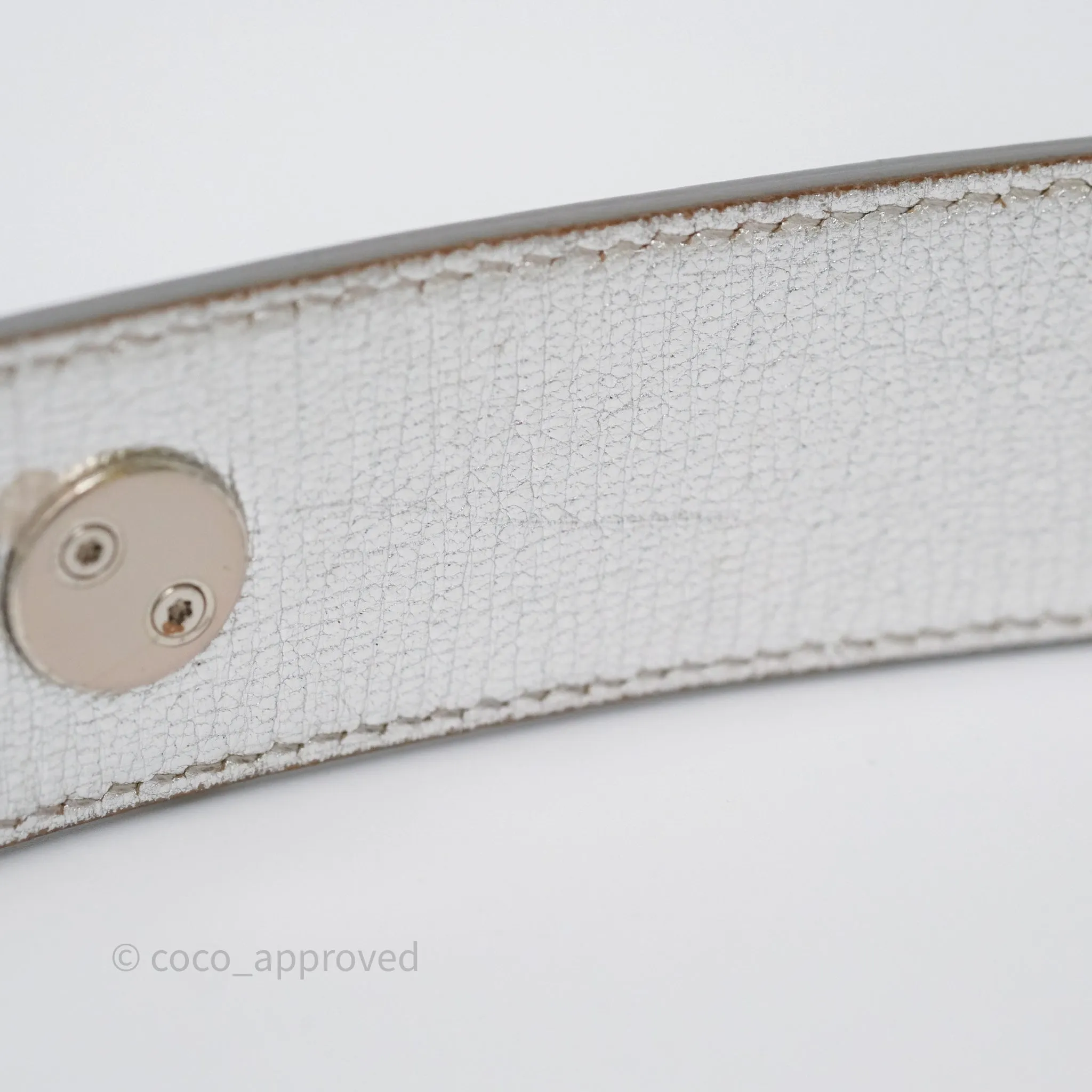 Dior My ABCDior Lady Dior Metallic Silver Cannage