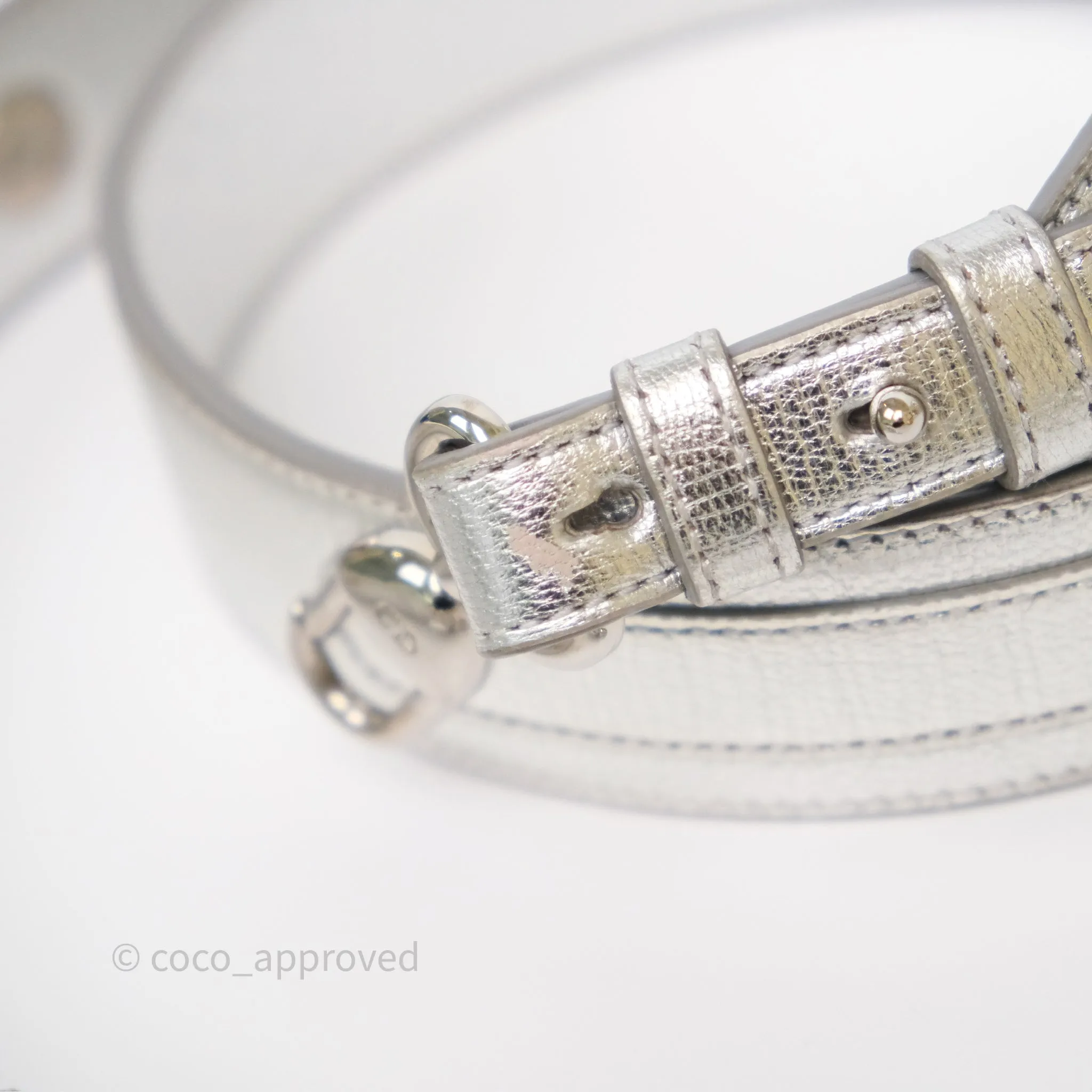 Dior My ABCDior Lady Dior Metallic Silver Cannage
