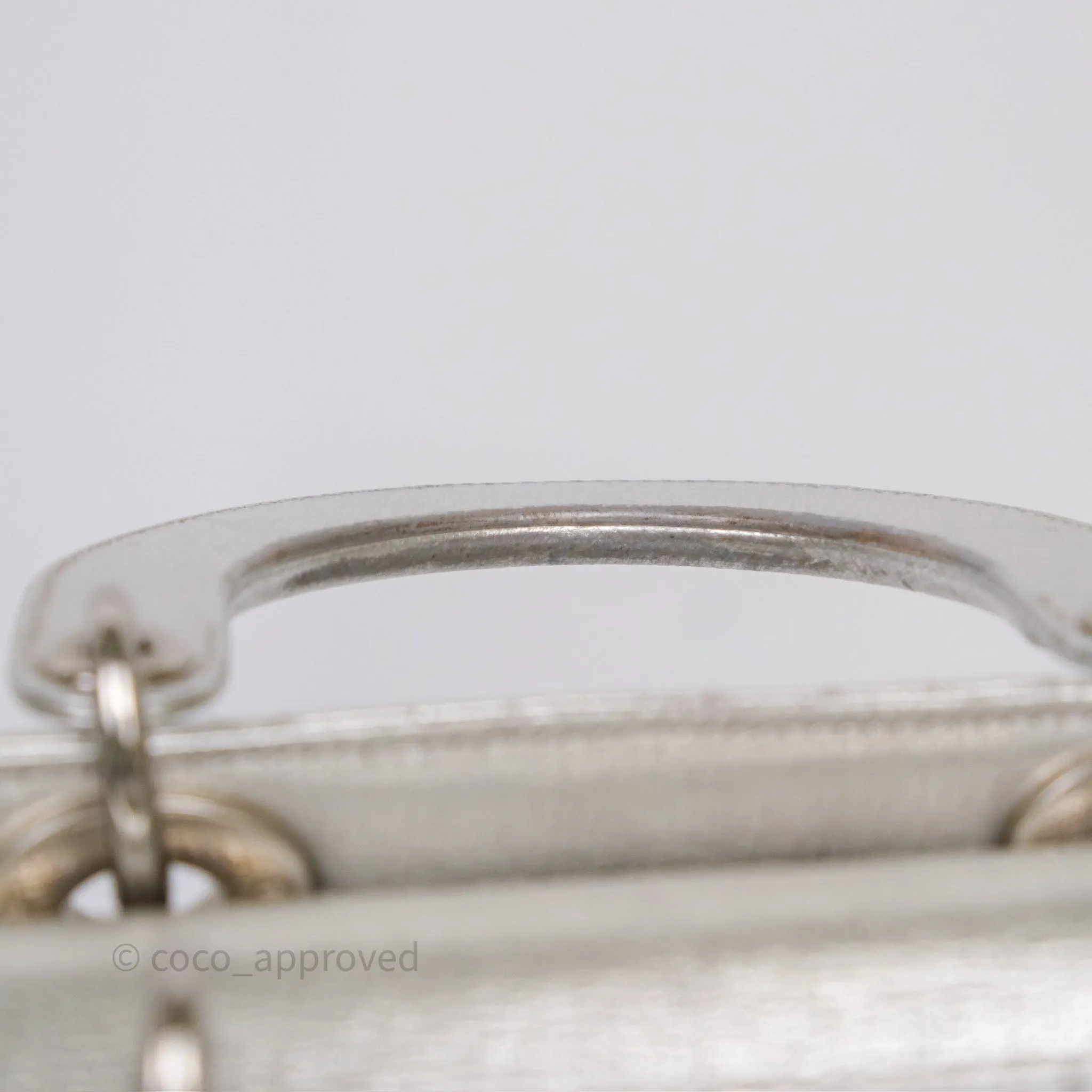 Dior My ABCDior Lady Dior Metallic Silver Cannage