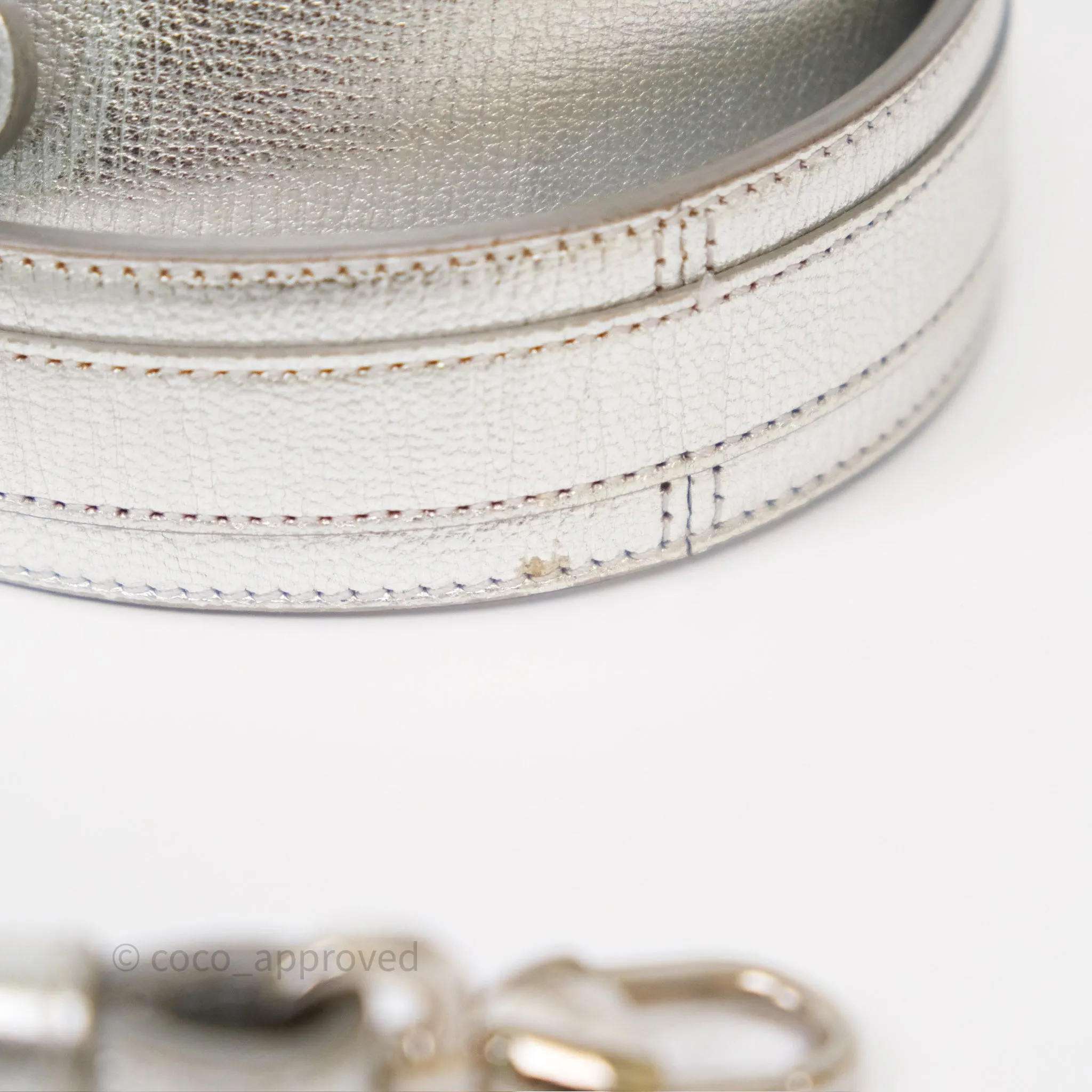 Dior My ABCDior Lady Dior Metallic Silver Cannage