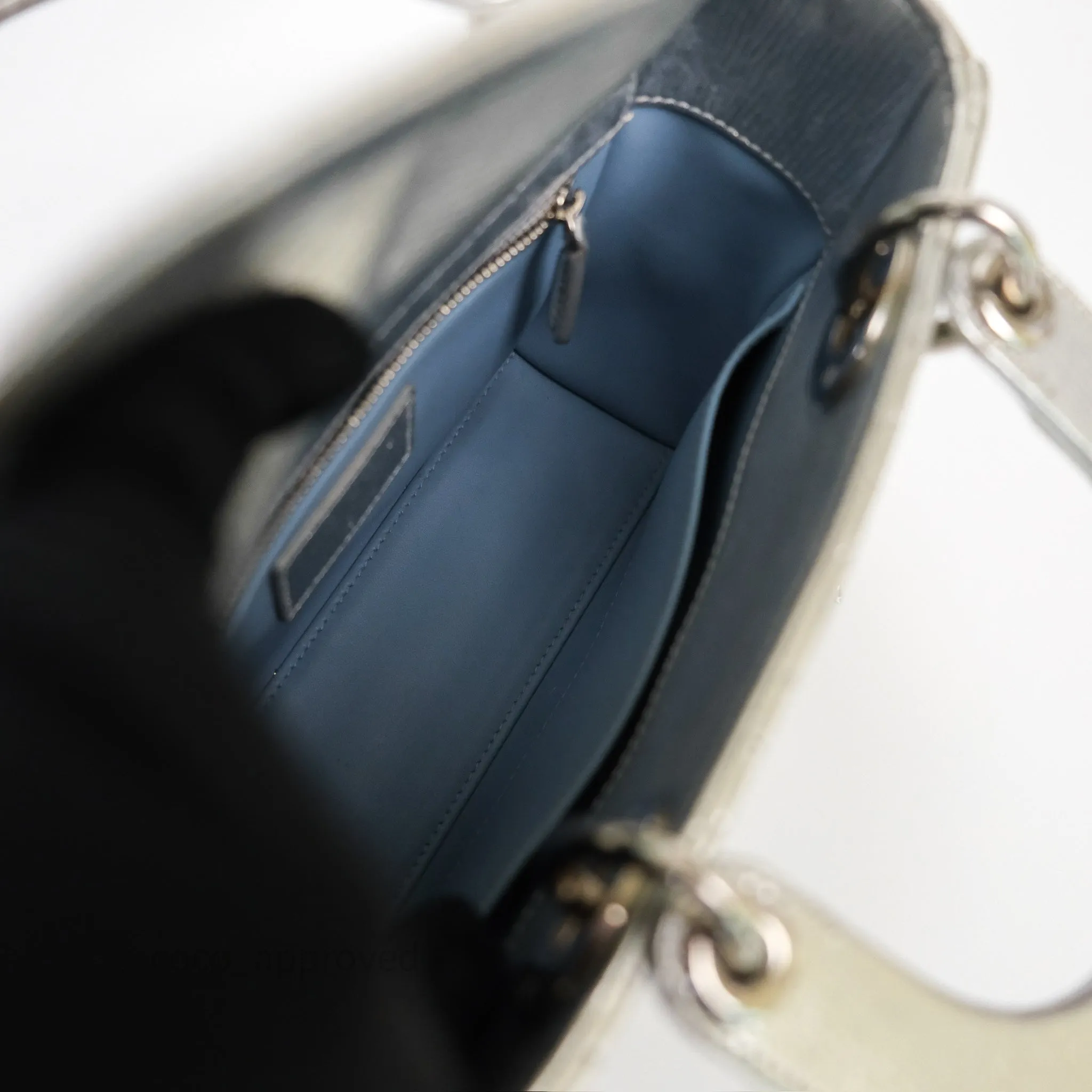Dior My ABCDior Lady Dior Metallic Silver Cannage