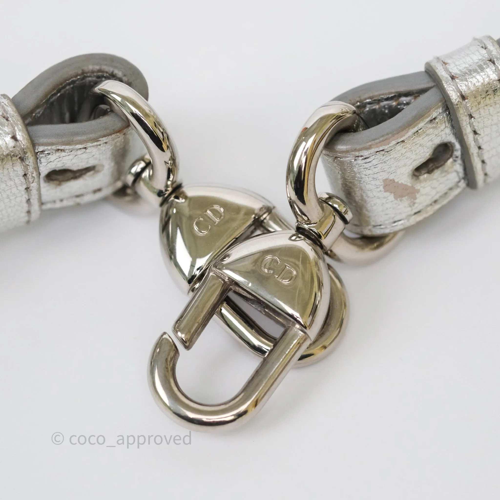 Dior My ABCDior Lady Dior Metallic Silver Cannage