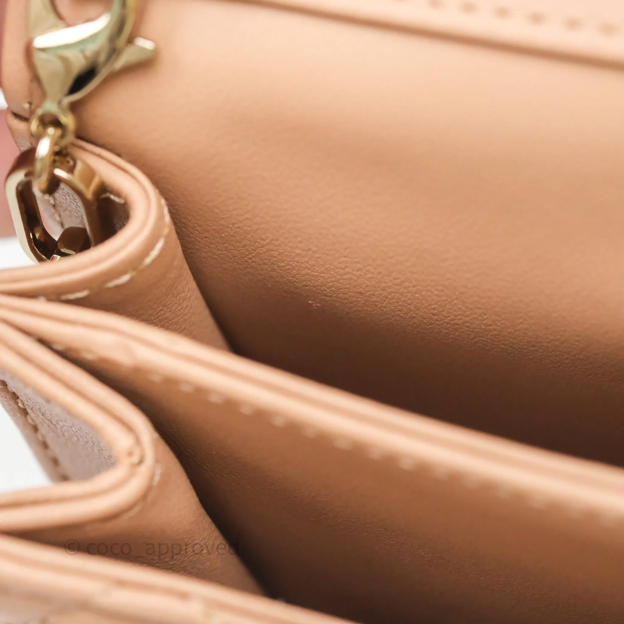 Dior My Dior Mini Bag Rose des Vents Cannage Lambskin