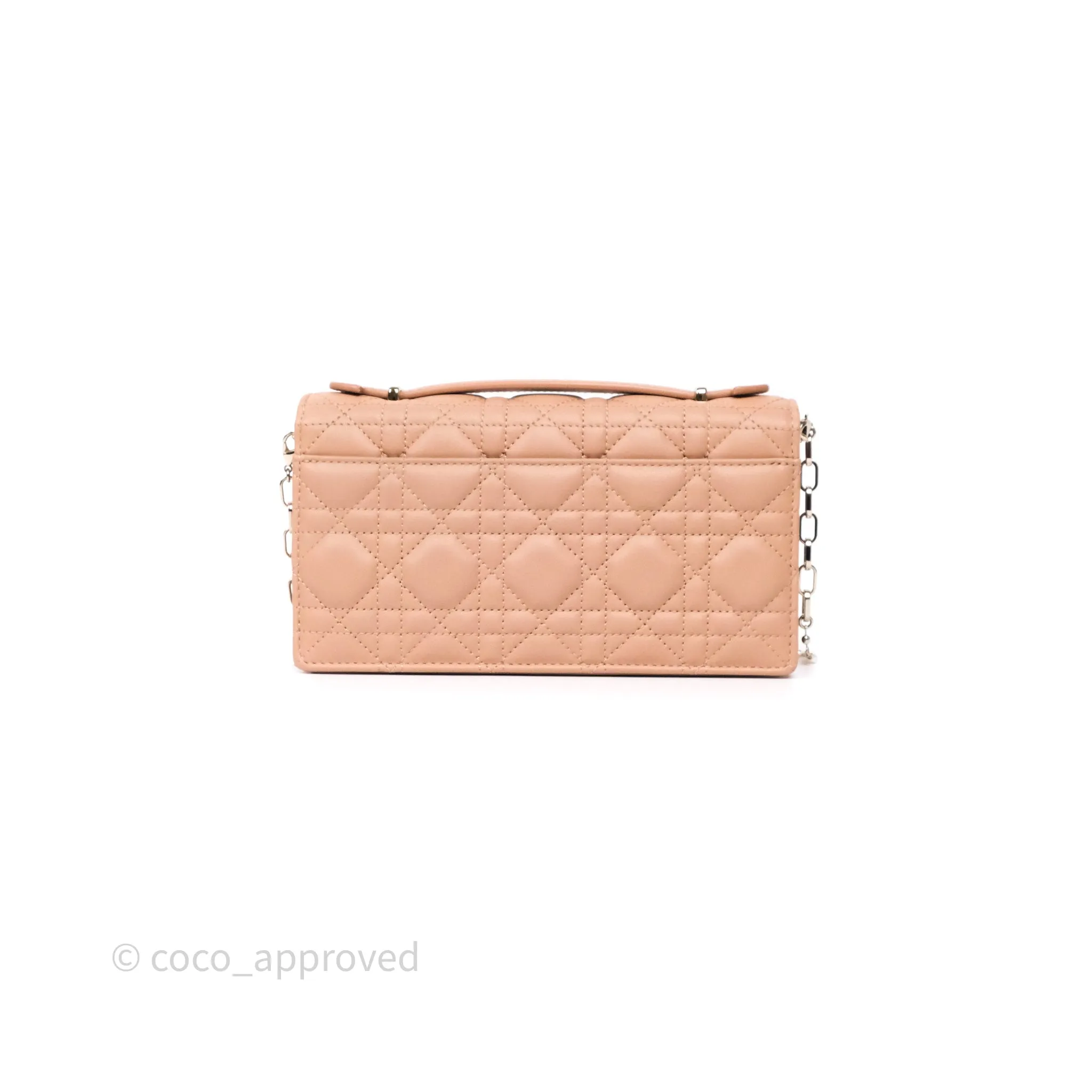 Dior My Dior Mini Bag Rose des Vents Cannage Lambskin