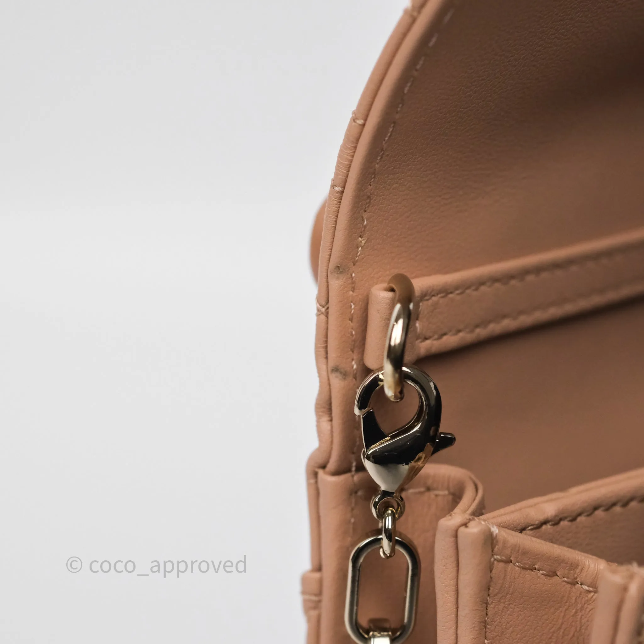 Dior My Dior Mini Bag Rose des Vents Cannage Lambskin