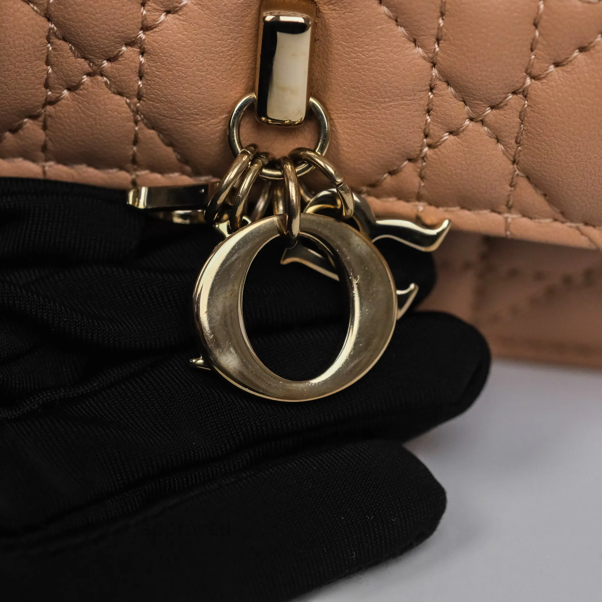 Dior My Dior Mini Bag Rose des Vents Cannage Lambskin