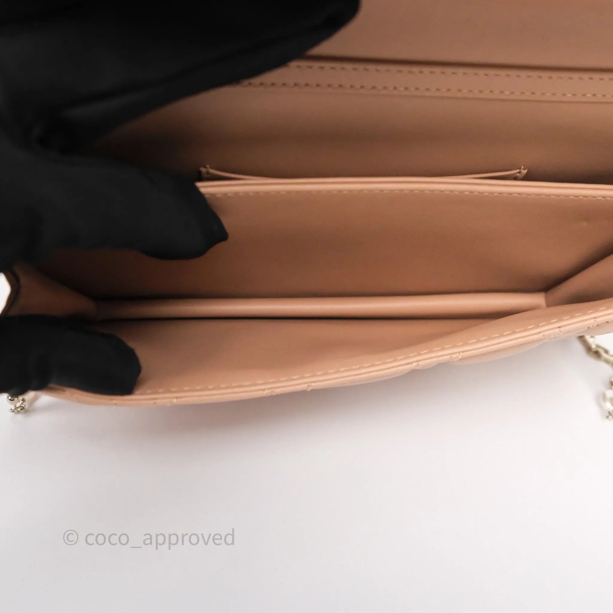 Dior My Dior Mini Bag Rose des Vents Cannage Lambskin