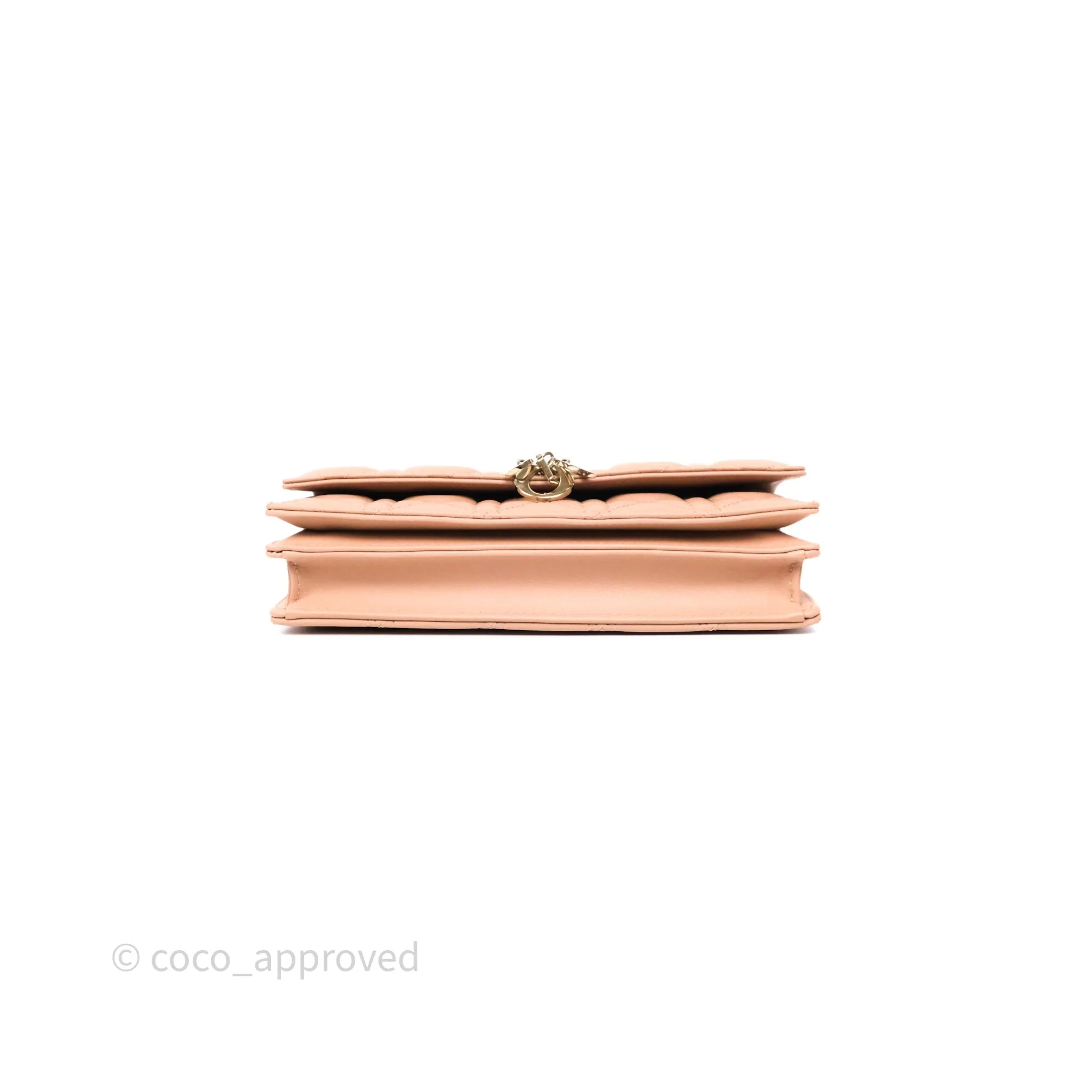 Dior My Dior Mini Bag Rose des Vents Cannage Lambskin