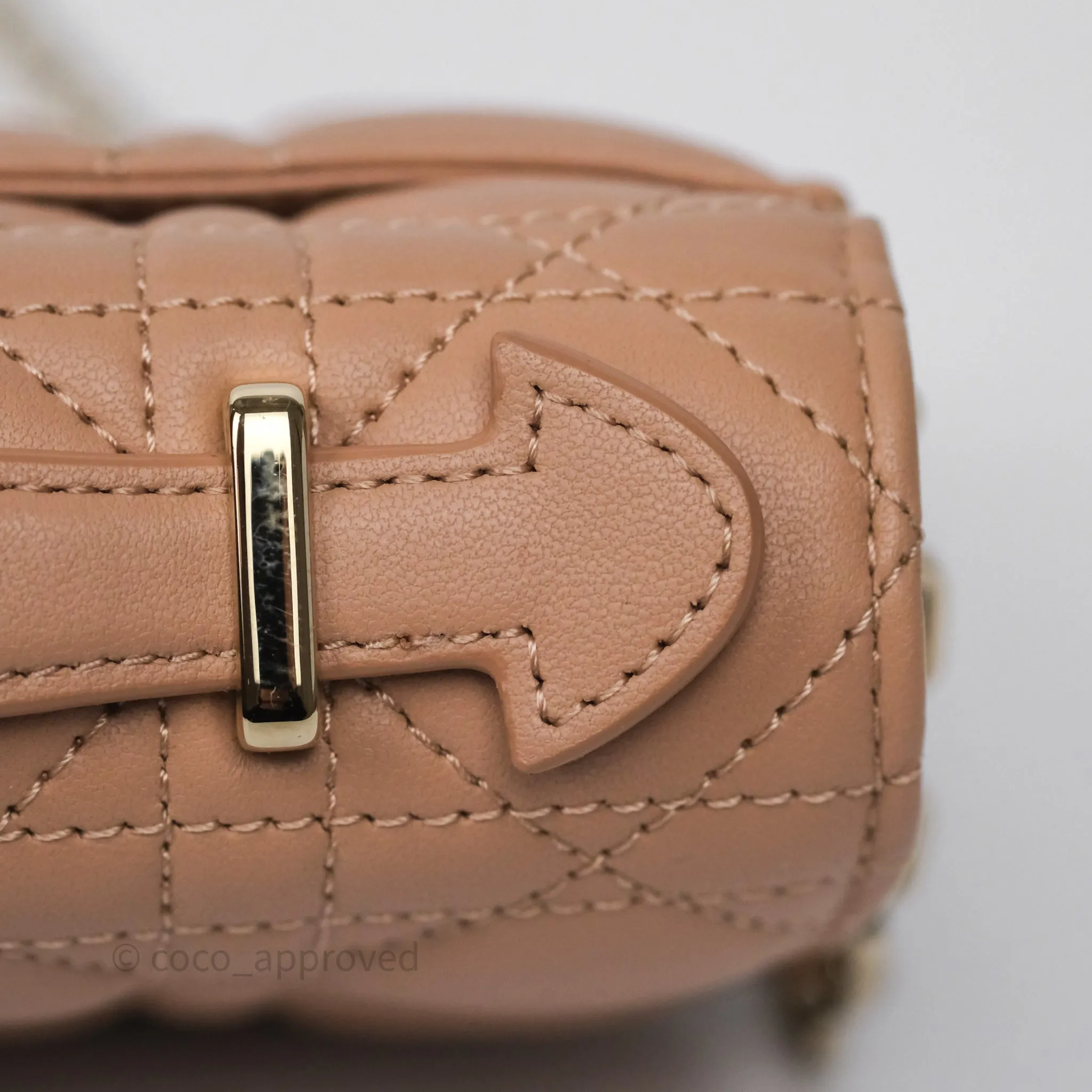 Dior My Dior Mini Bag Rose des Vents Cannage Lambskin