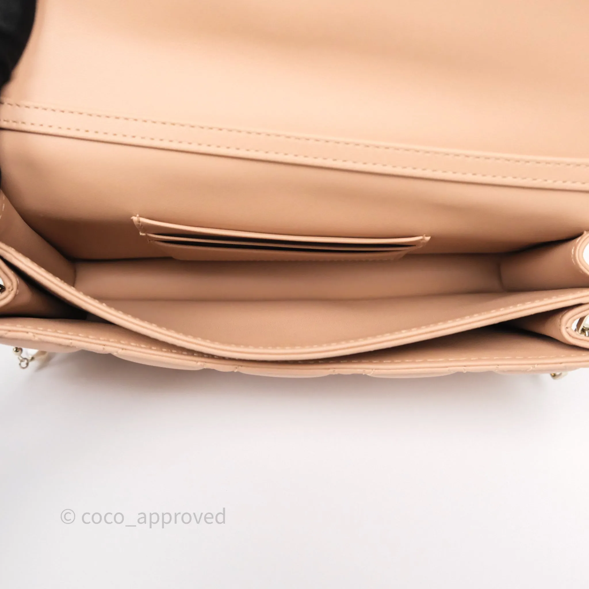 Dior My Dior Mini Bag Rose des Vents Cannage Lambskin