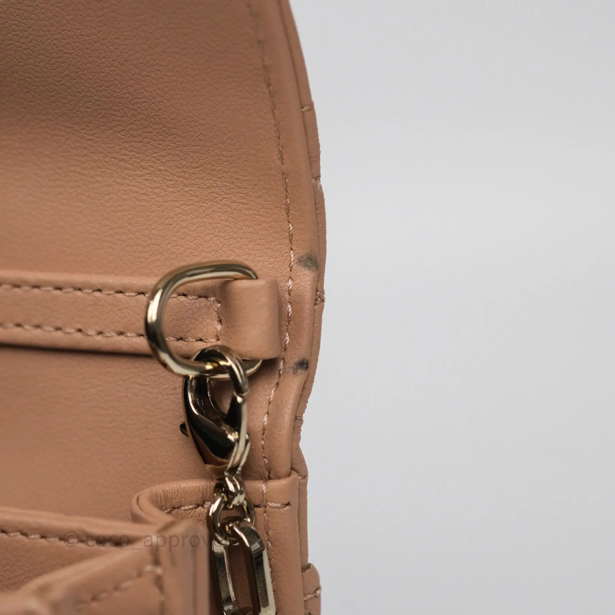 Dior My Dior Mini Bag Rose des Vents Cannage Lambskin