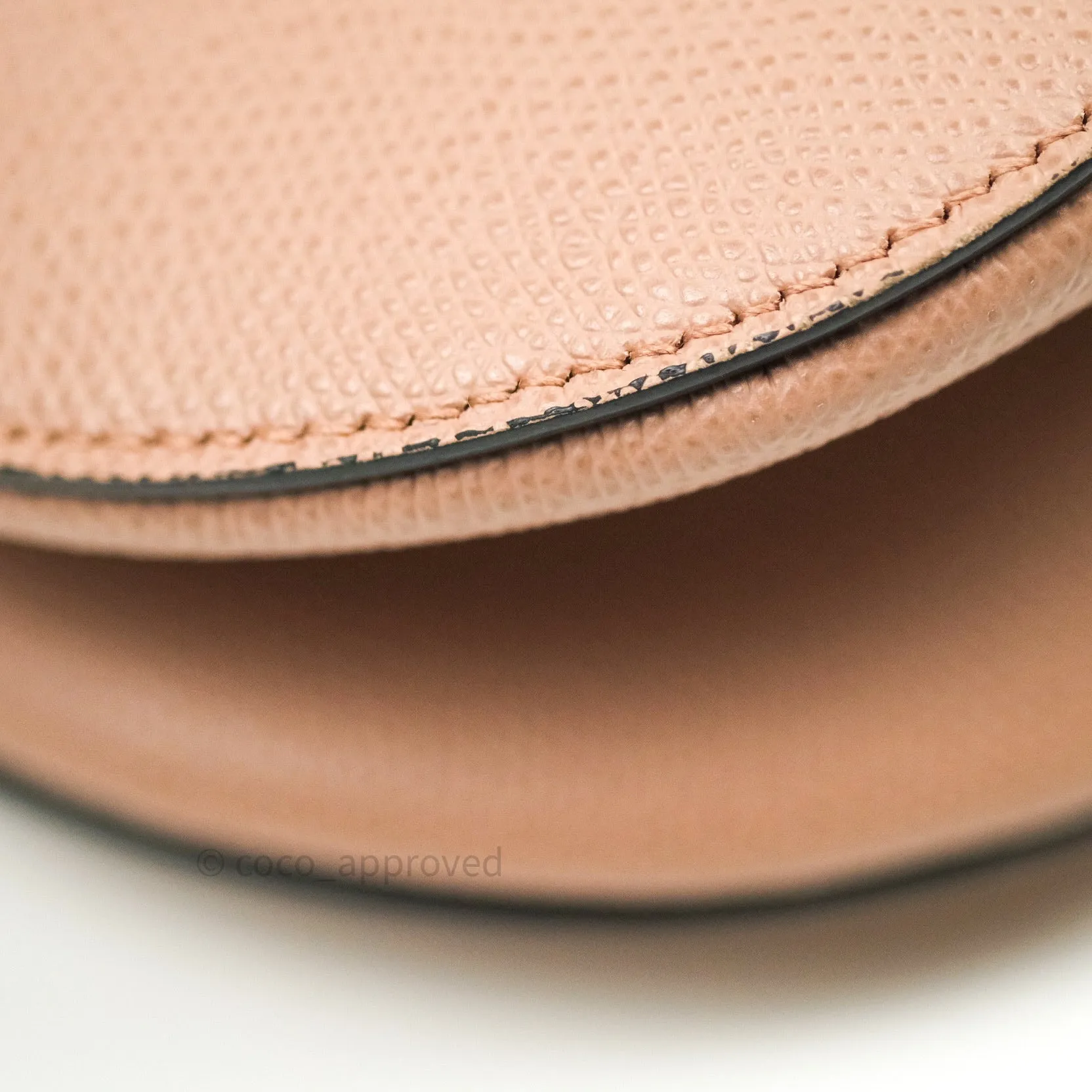 Dior Saddle Medium Beige Grained Calfskin Gold Hardware with Dior Strap