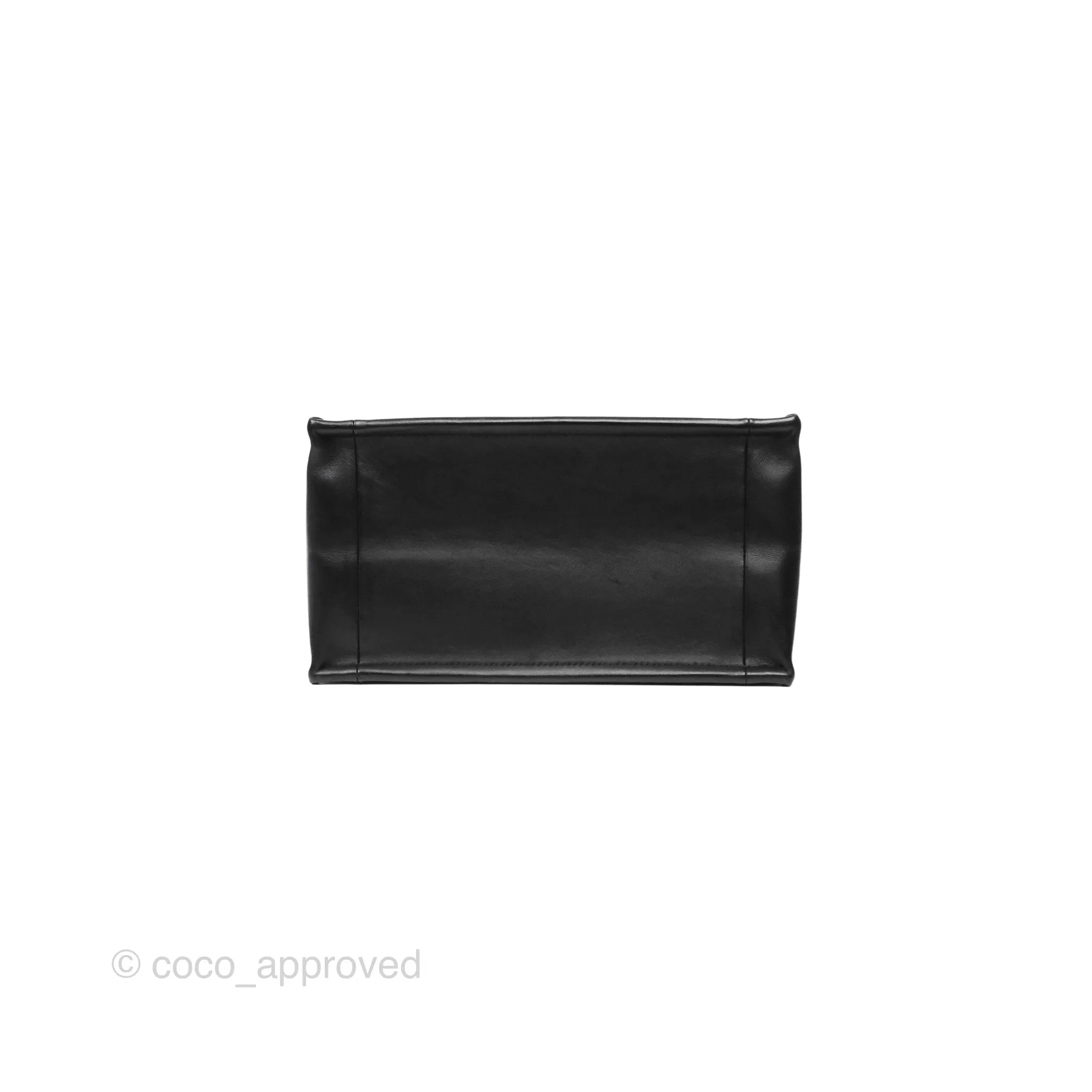 Dior Small Dior Book Tote Black Macrocannage Calfskin Gold Hardware