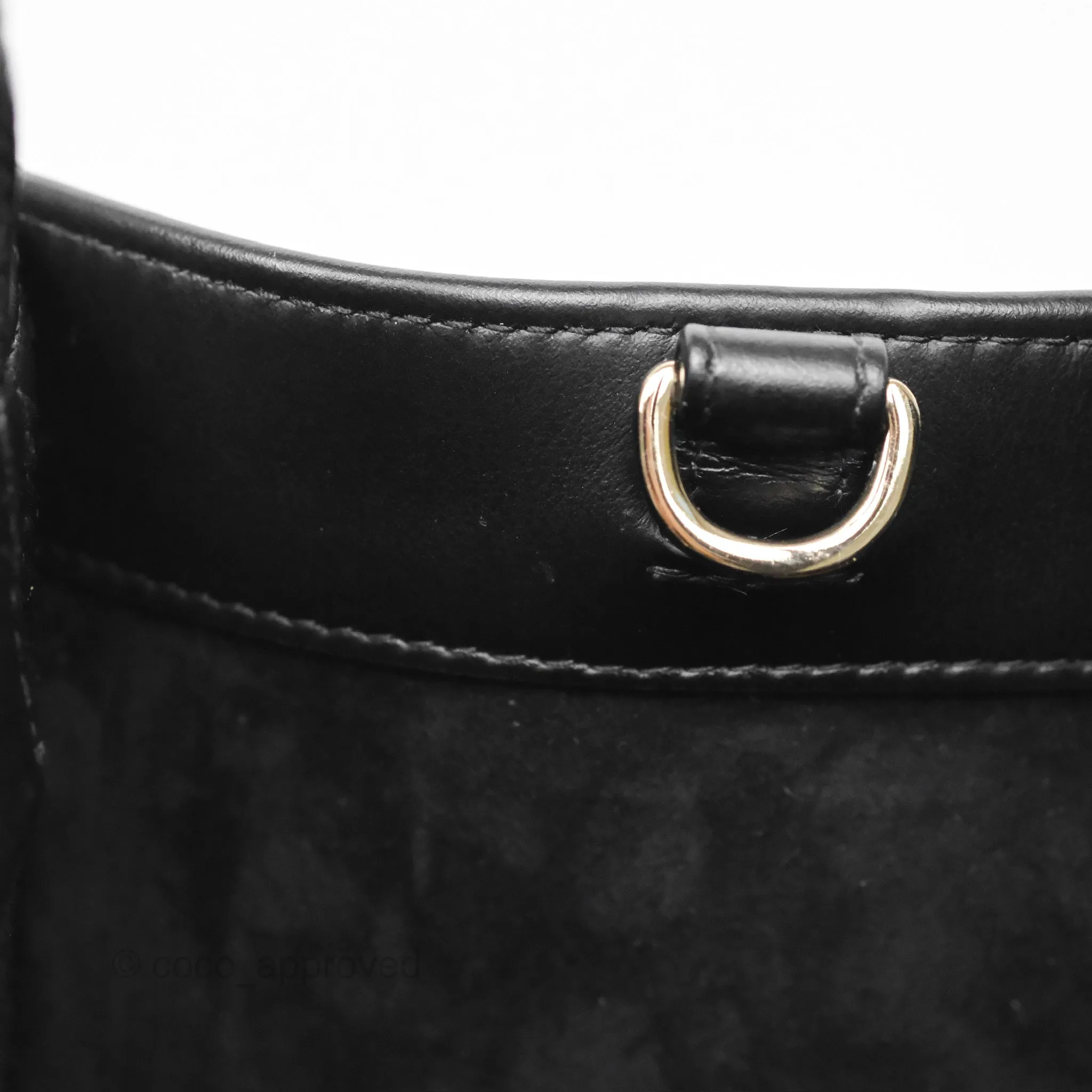 Dior Small Dior Book Tote Black Macrocannage Calfskin Gold Hardware