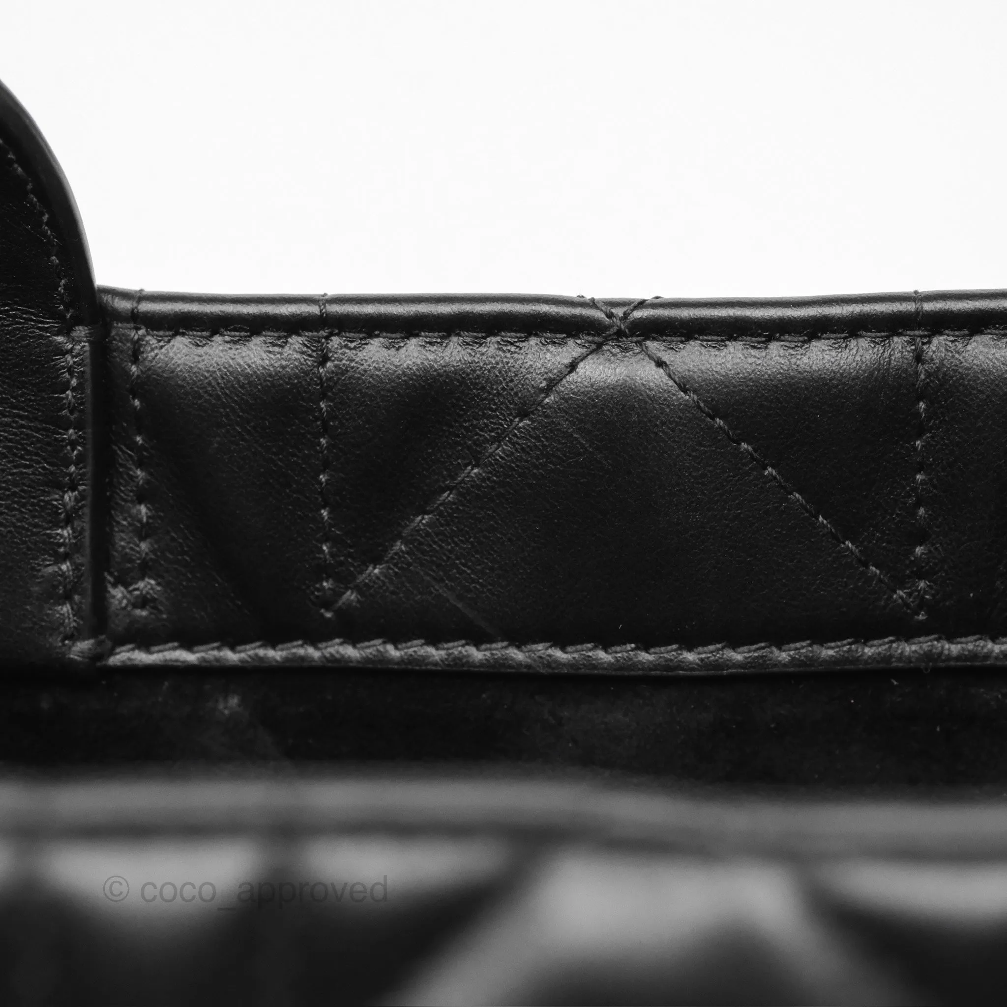 Dior Small Dior Book Tote Black Macrocannage Calfskin Gold Hardware