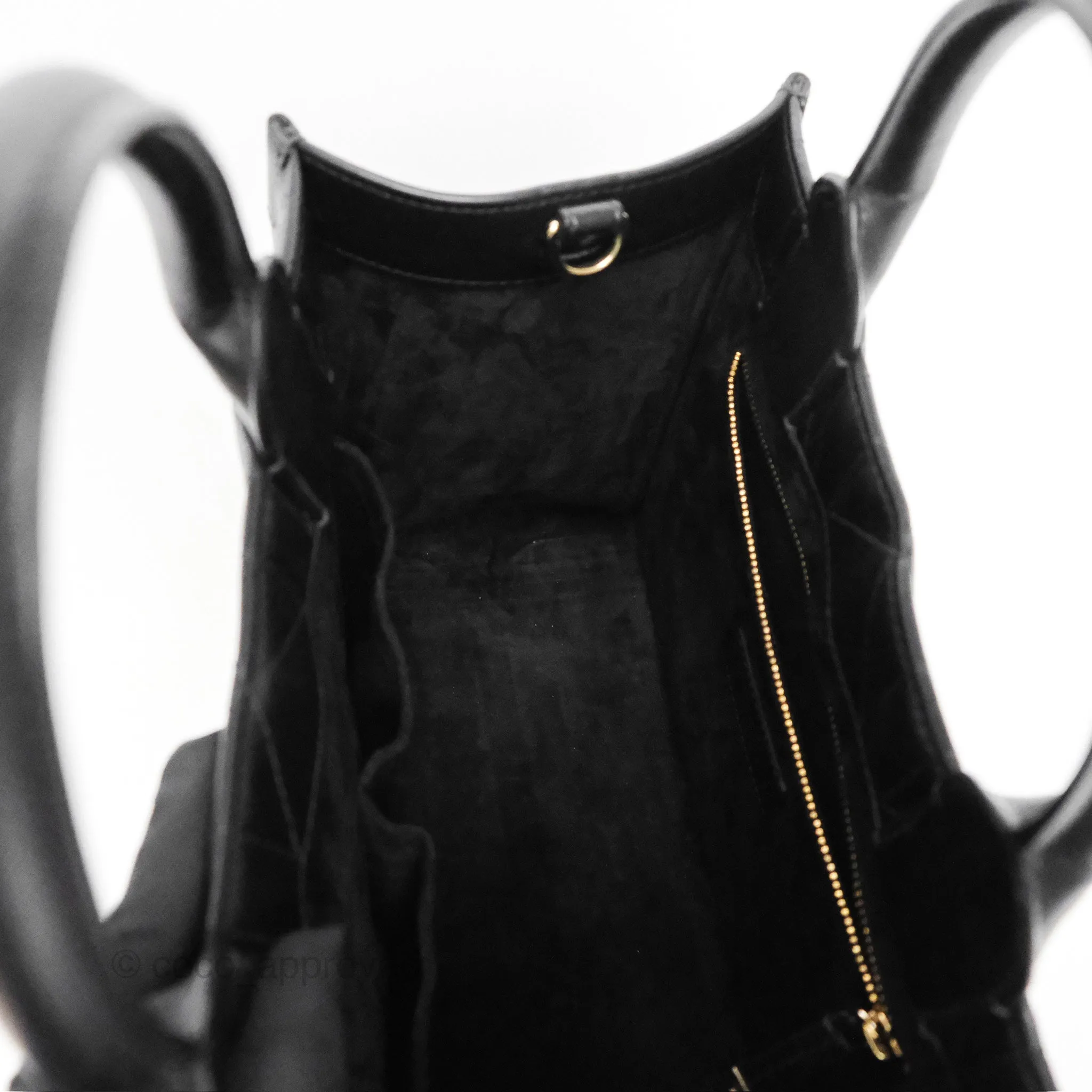 Dior Small Dior Book Tote Black Macrocannage Calfskin Gold Hardware