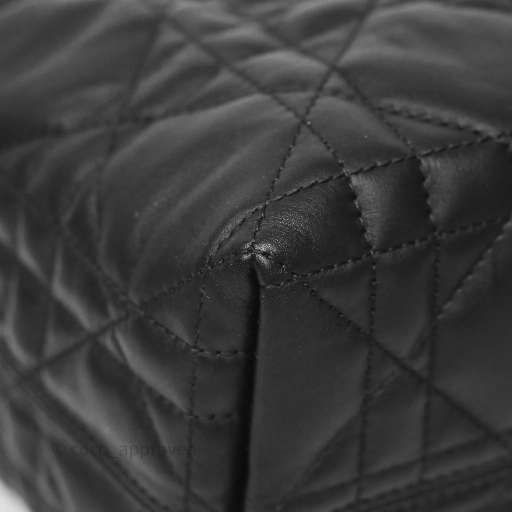 Dior Small Dior Toujours Bag Black Macrocannage Calfskin