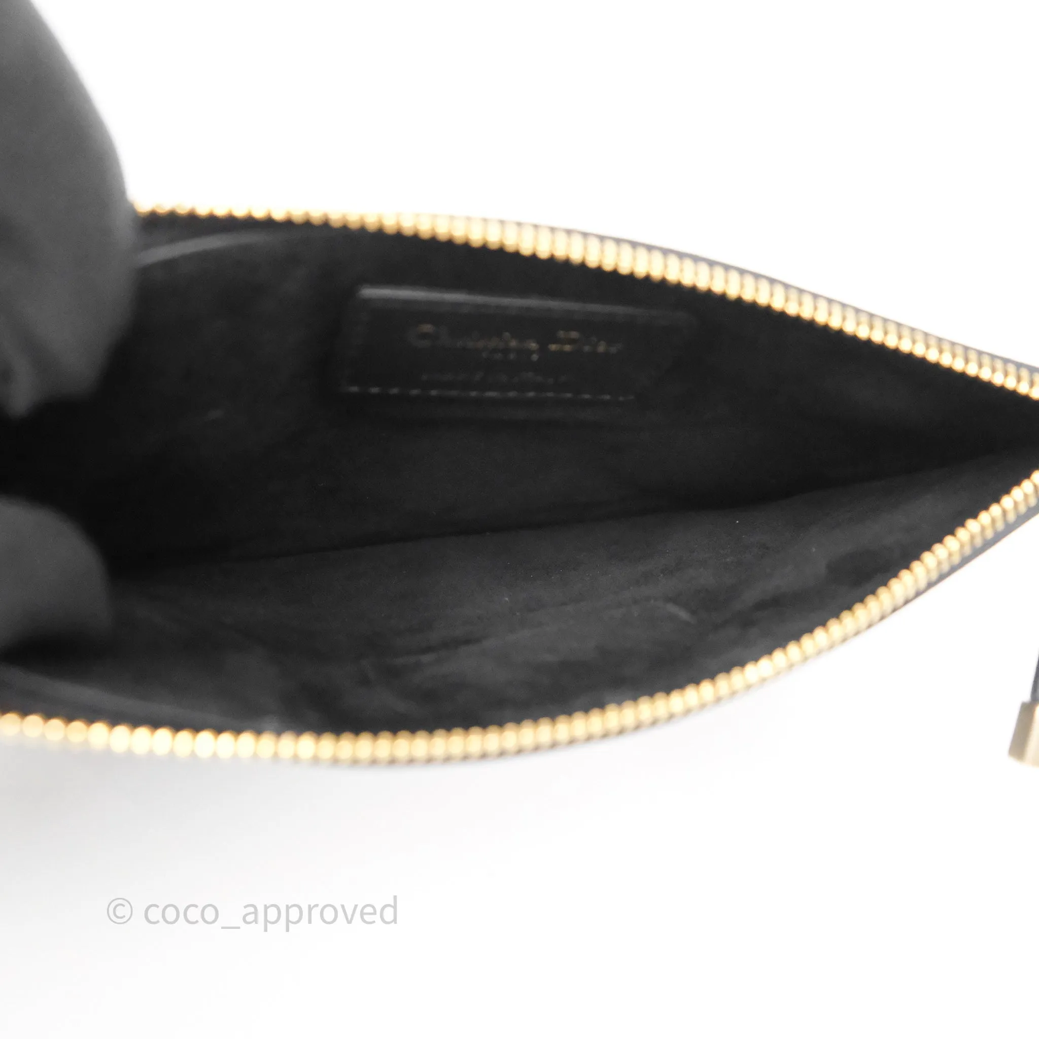 Dior Small Dior Toujours Bag Black Macrocannage Calfskin
