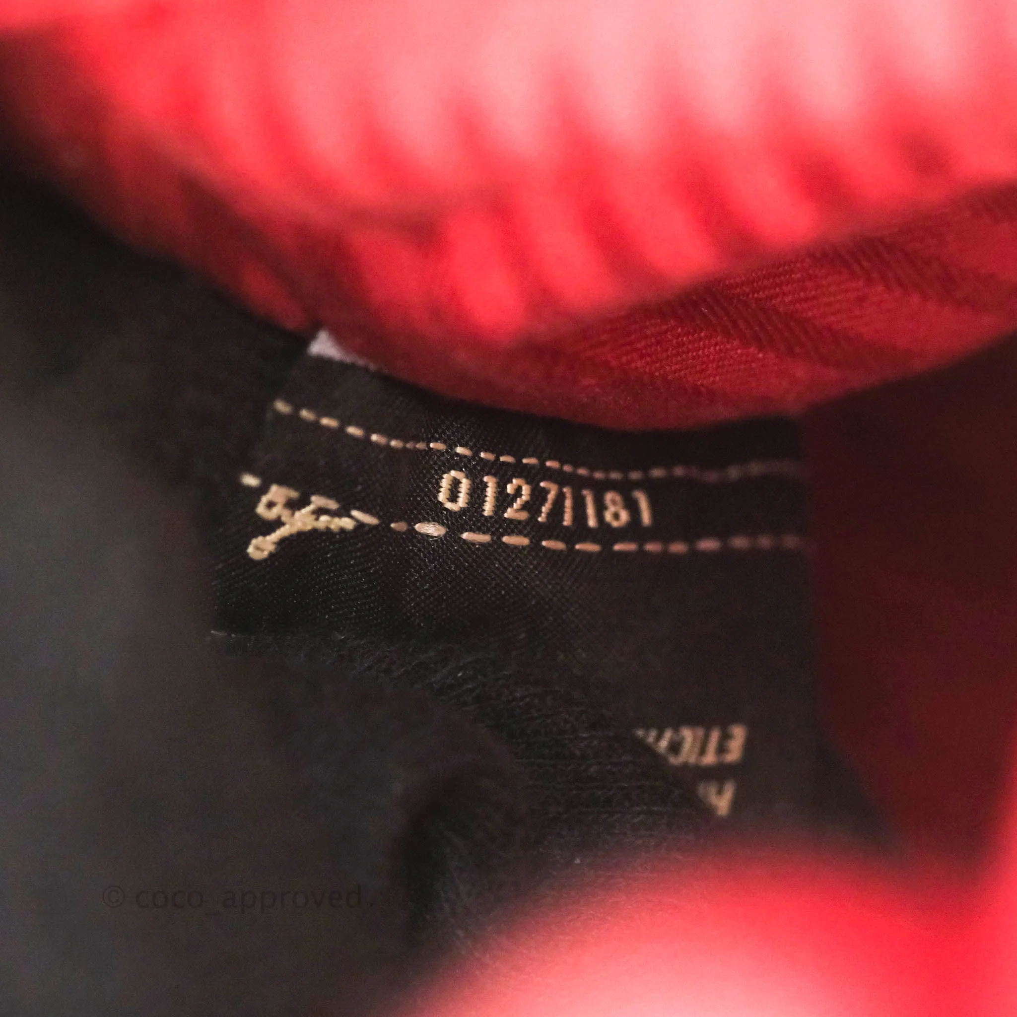 Fendi 2 Jours Red Bag Gold Hardware