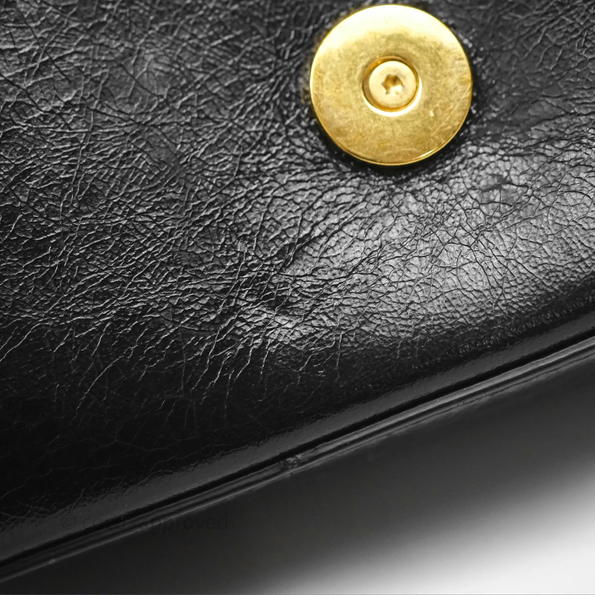 Fendi Baguette Belt Bag Black Lambskin Gold Hardware