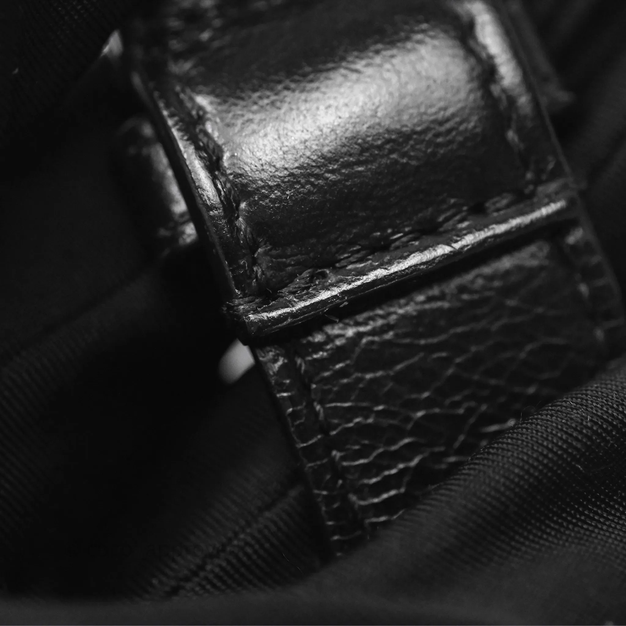 Fendi Baguette Belt Bag Black Lambskin Gold Hardware