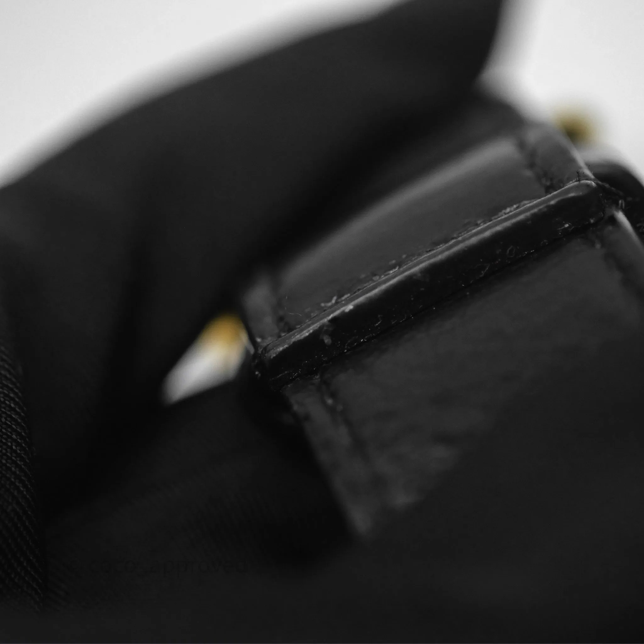 Fendi Baguette Belt Bag Black Lambskin Gold Hardware