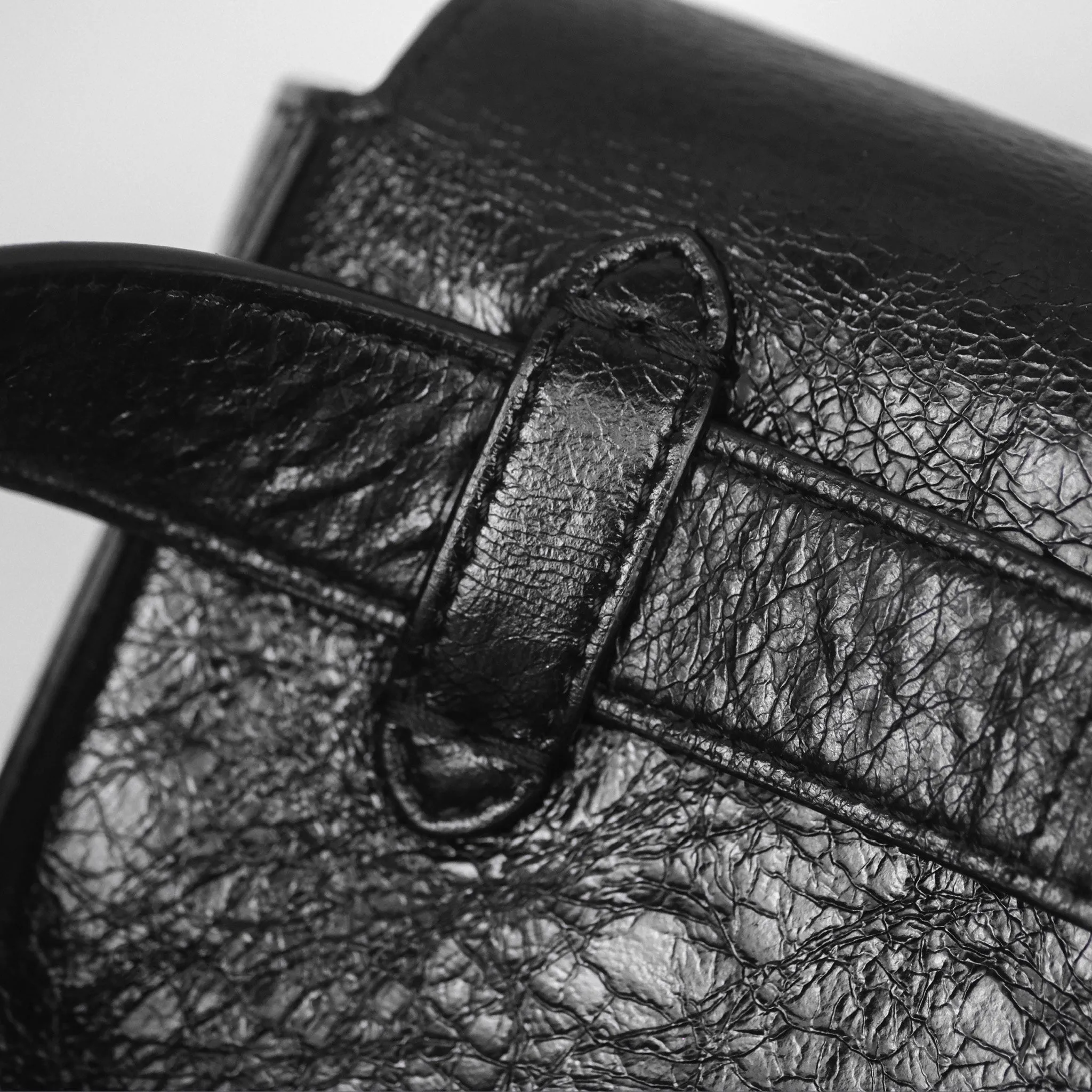 Fendi Baguette Belt Bag Black Lambskin Gold Hardware