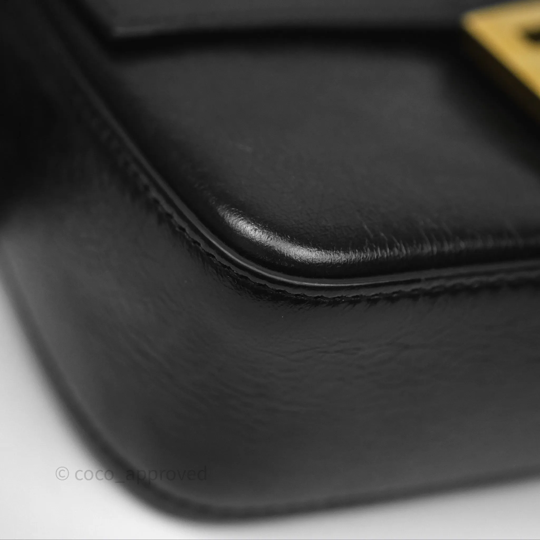 Fendi Baguette Belt Bag Black Lambskin Gold Hardware