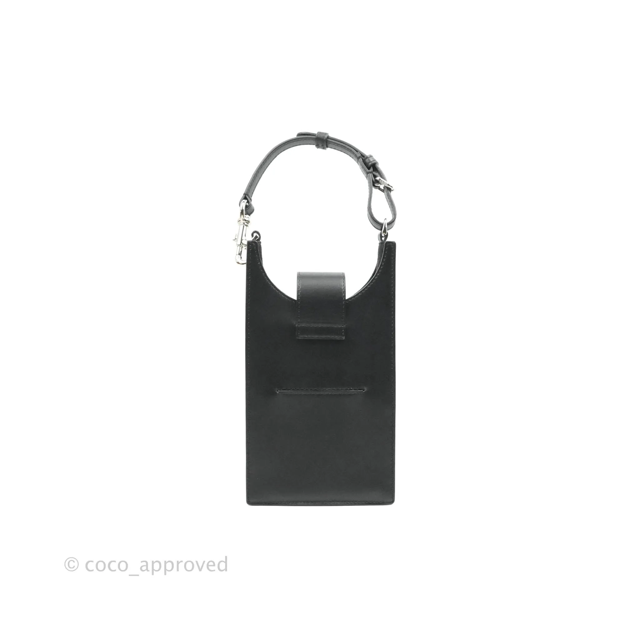 Fendi Baguette FF Brown Fabric Phone Bag