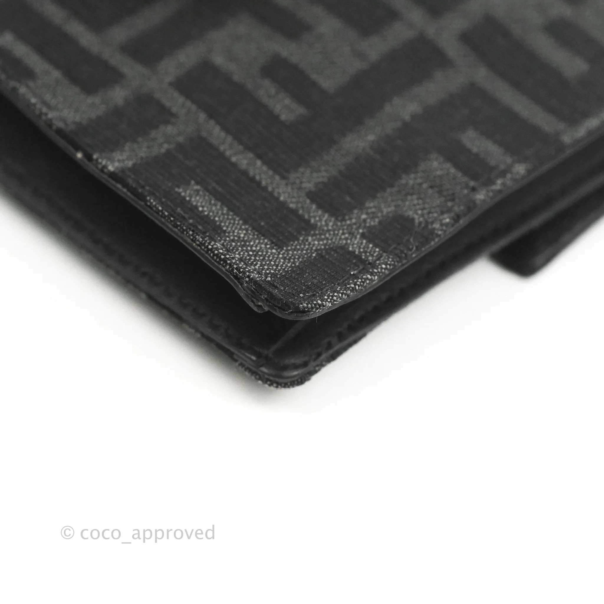 Fendi Baguette Pouch Jacquard FF Motif Grey/Black