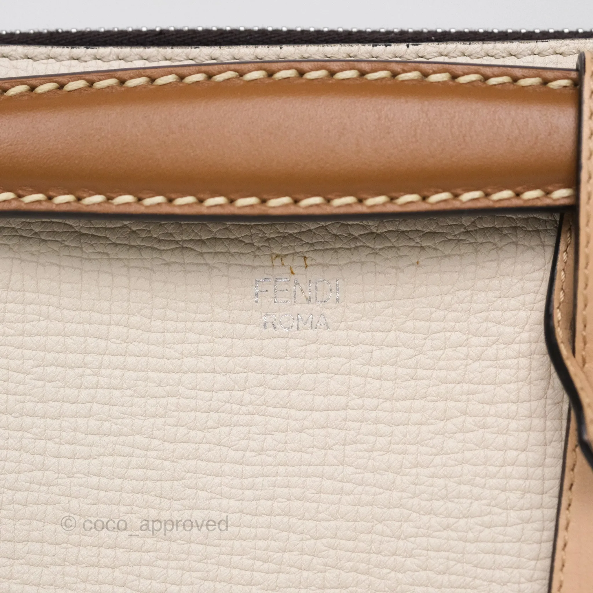 Fendi By The Way Light Beige Tan Multicolour