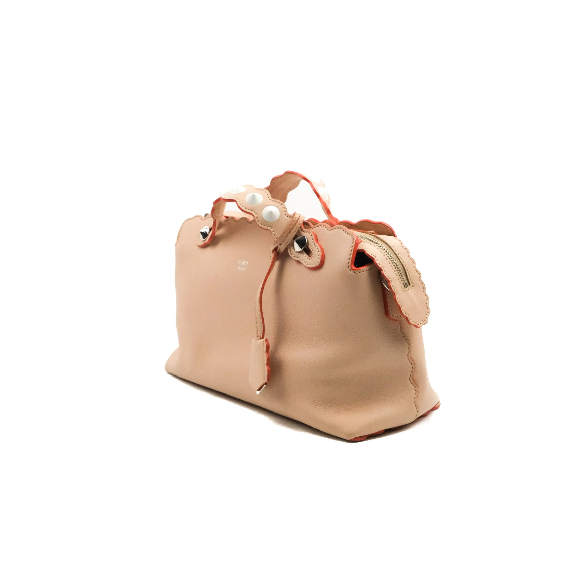 Fendi By The Way Satchel Scalloped Calfskin