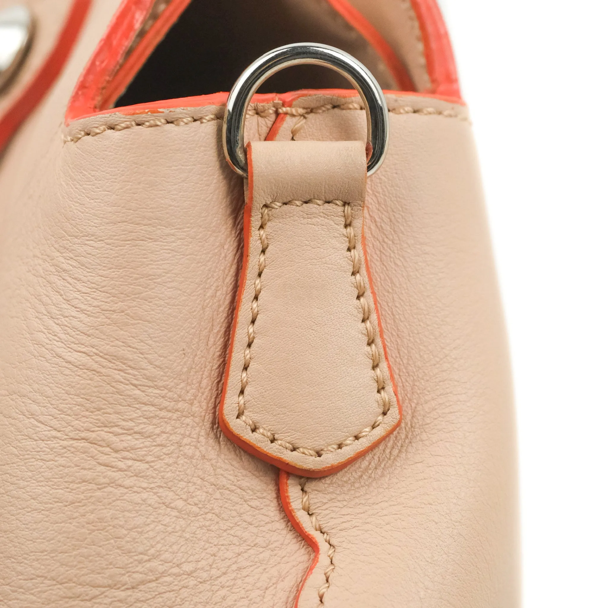 Fendi By The Way Satchel Scalloped Calfskin