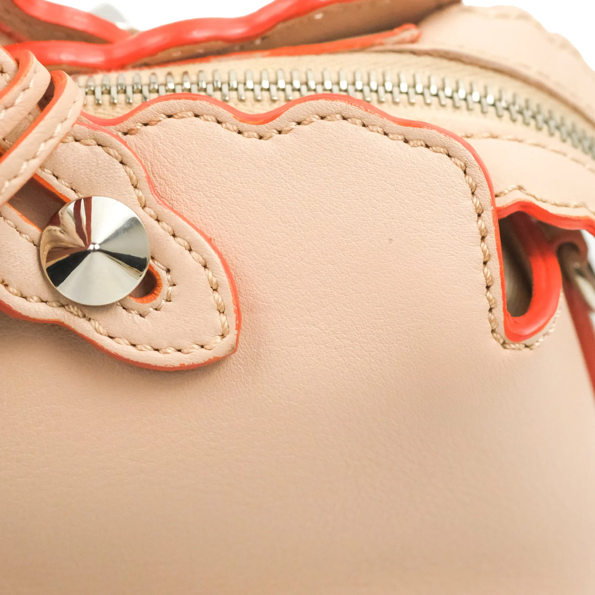 Fendi By The Way Satchel Scalloped Calfskin