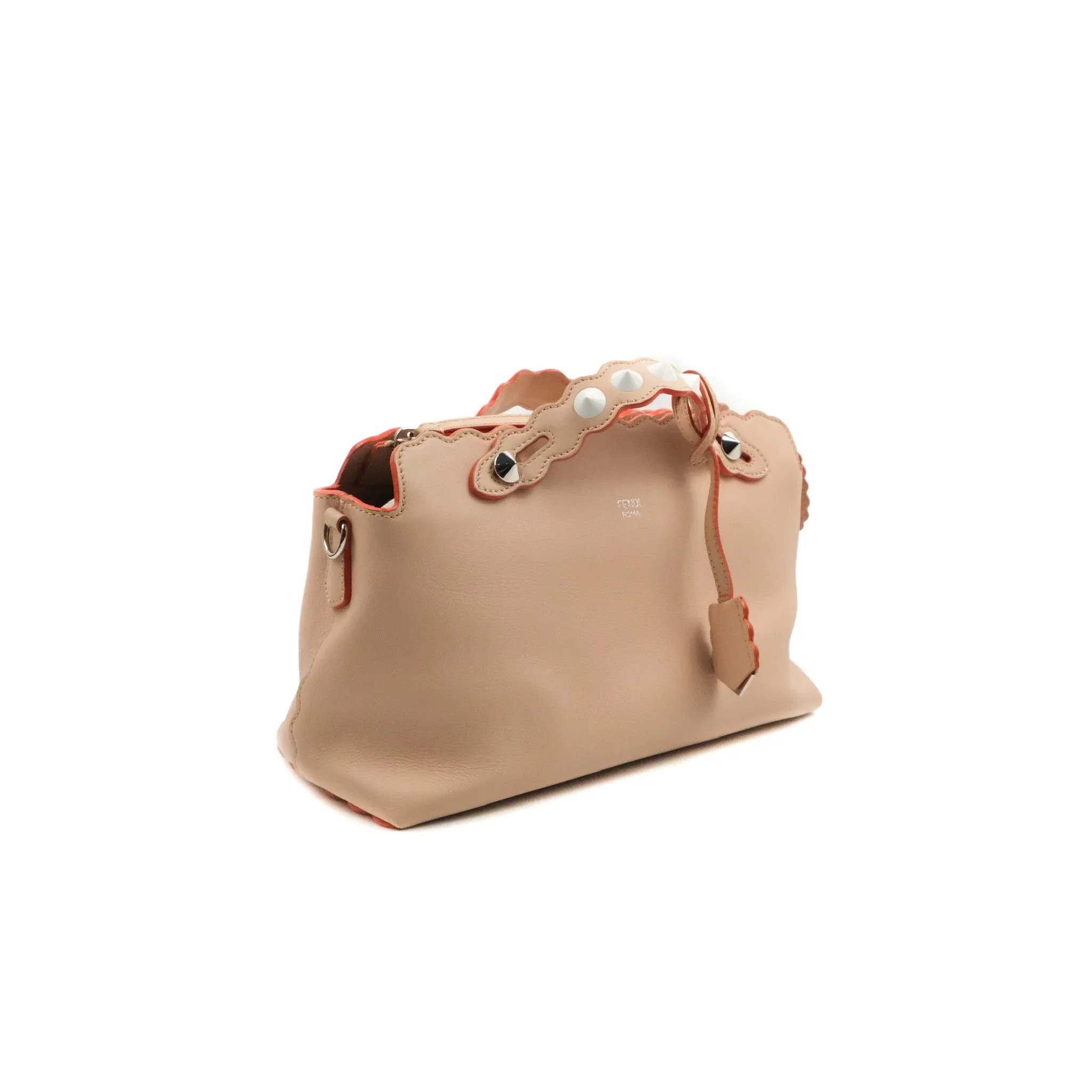 Fendi By The Way Satchel Scalloped Calfskin