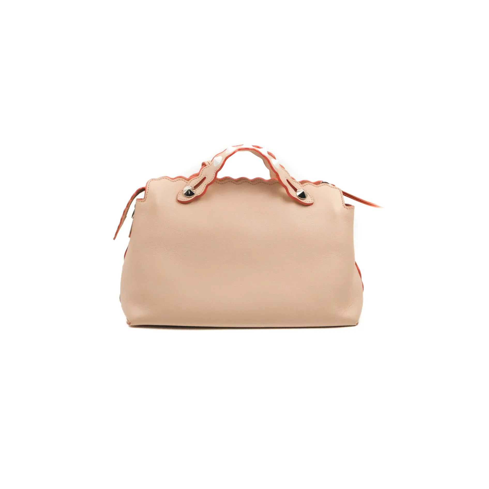 Fendi By The Way Satchel Scalloped Calfskin